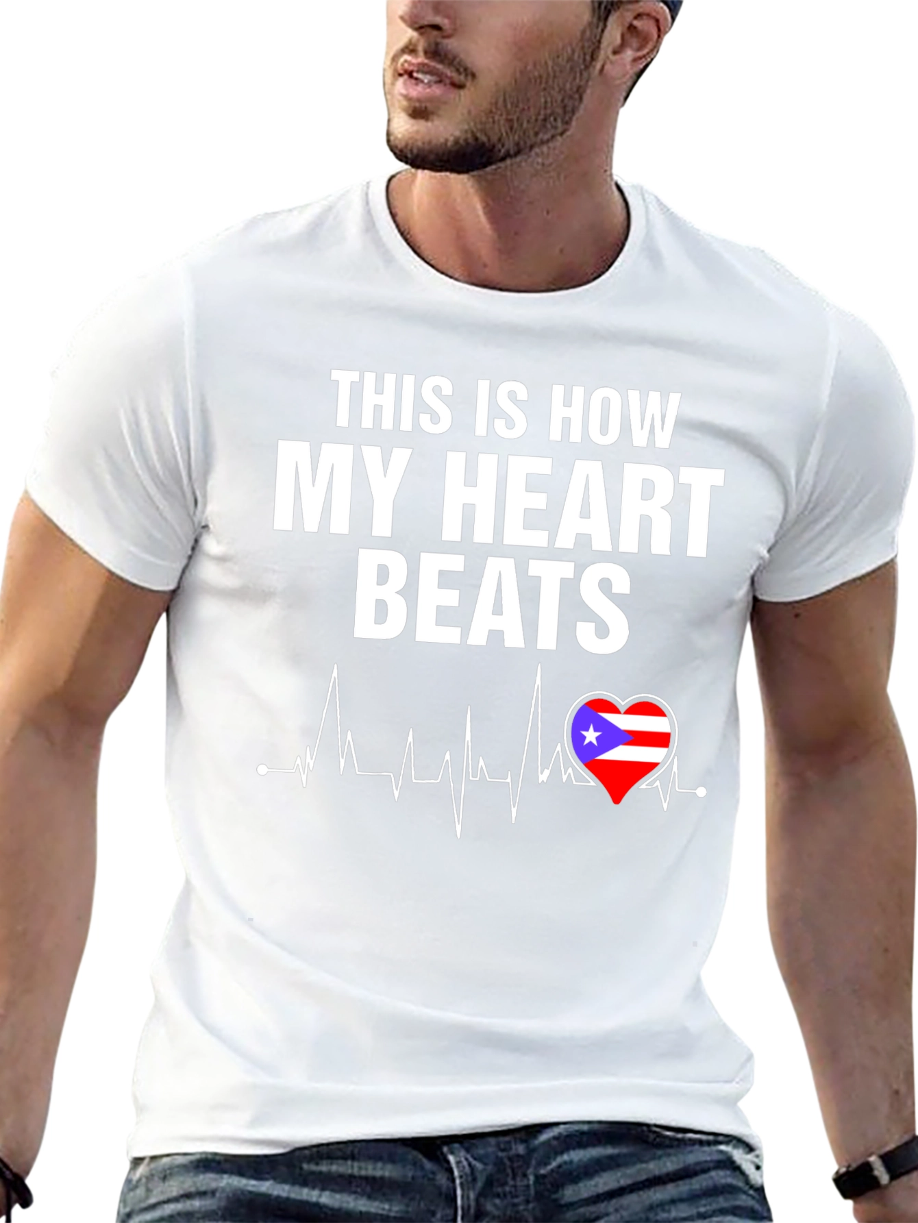 Puerto Rico Heartbeat T-Shirt