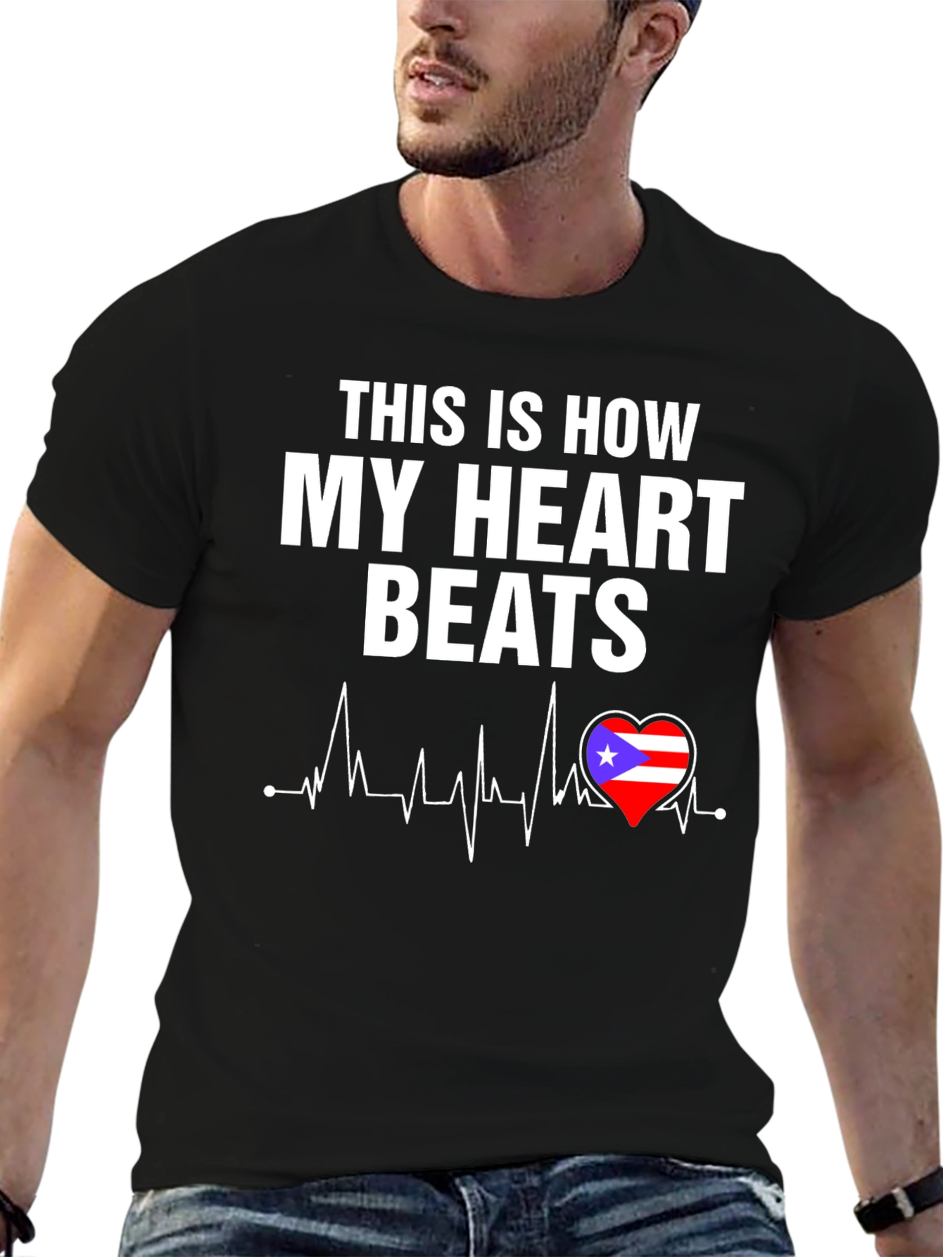 Puerto Rico Heartbeat T-Shirt