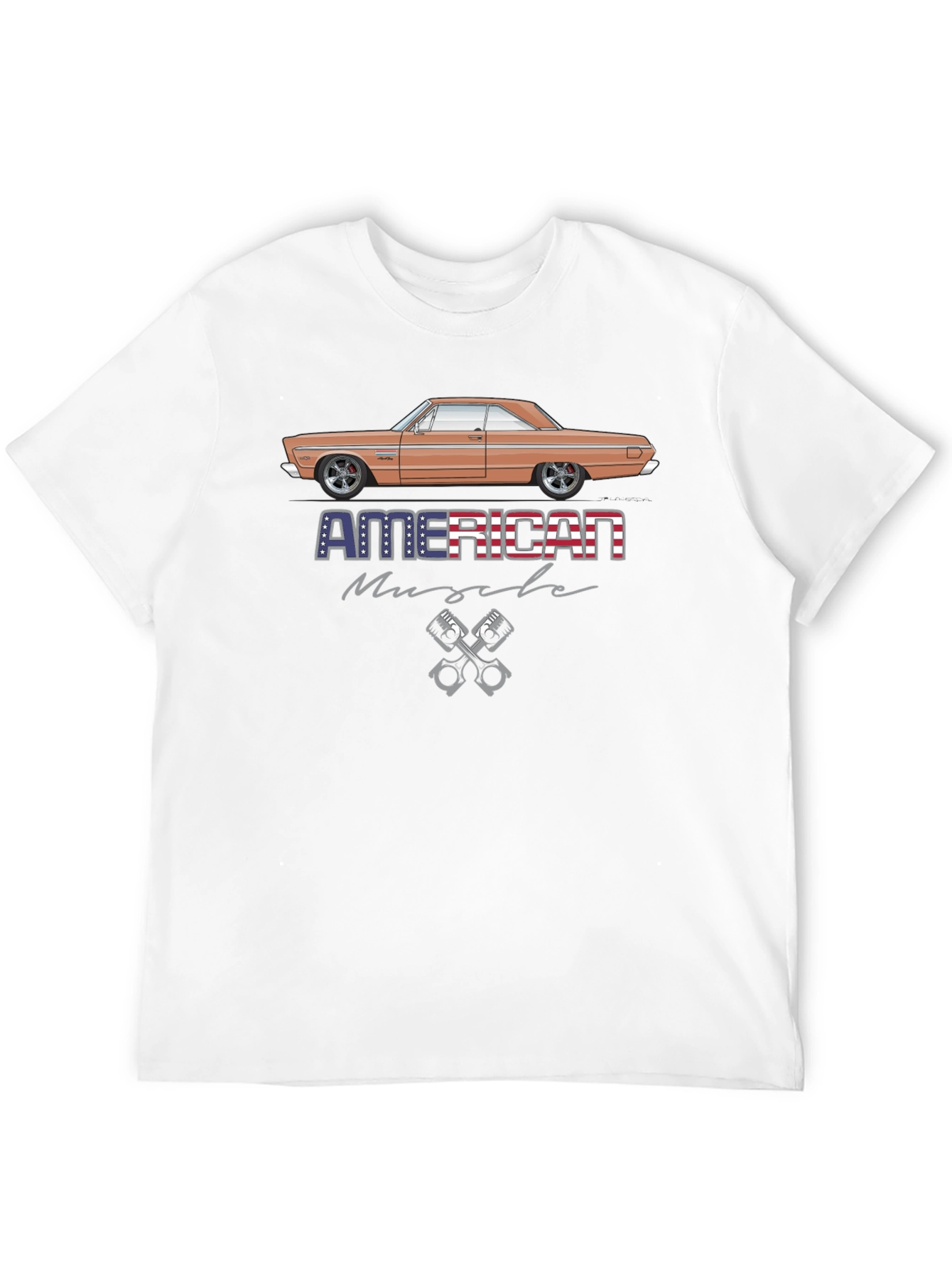 American Muscle Car T-Shirt Black