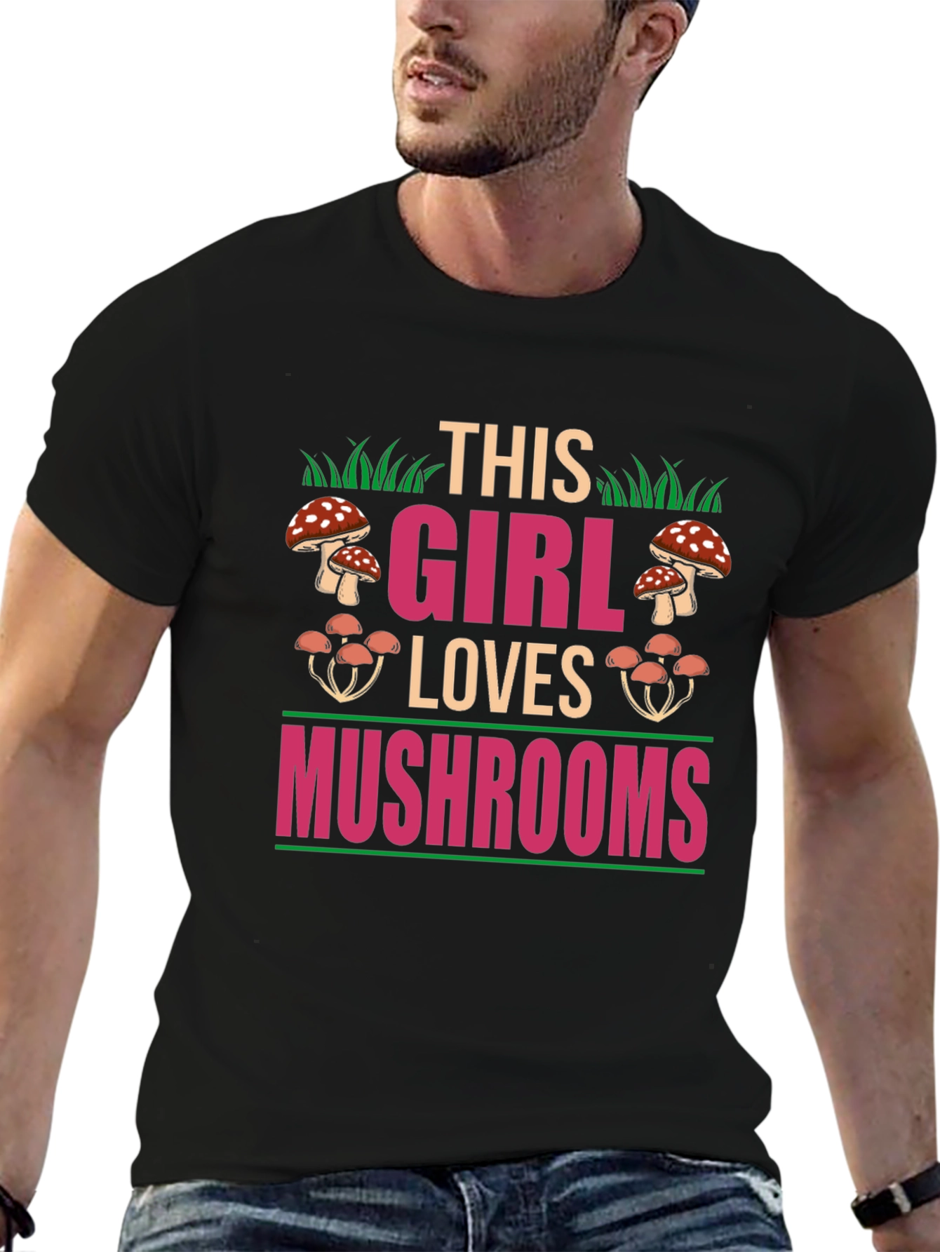 Mushroom Lover Graphic Tee - Womens