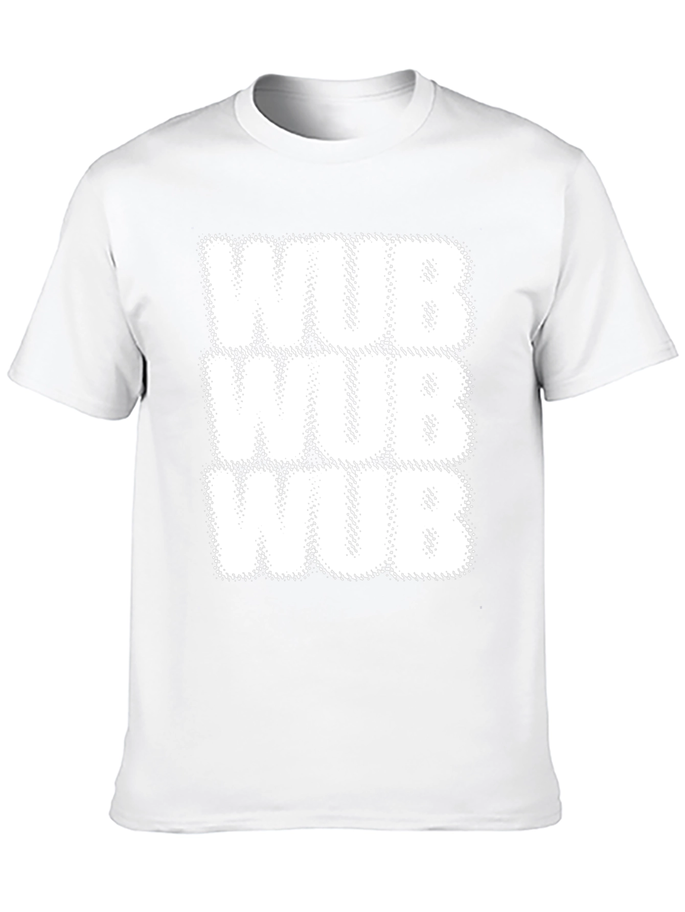 WUB Novelty T-Shirt - Black Cotton Tee