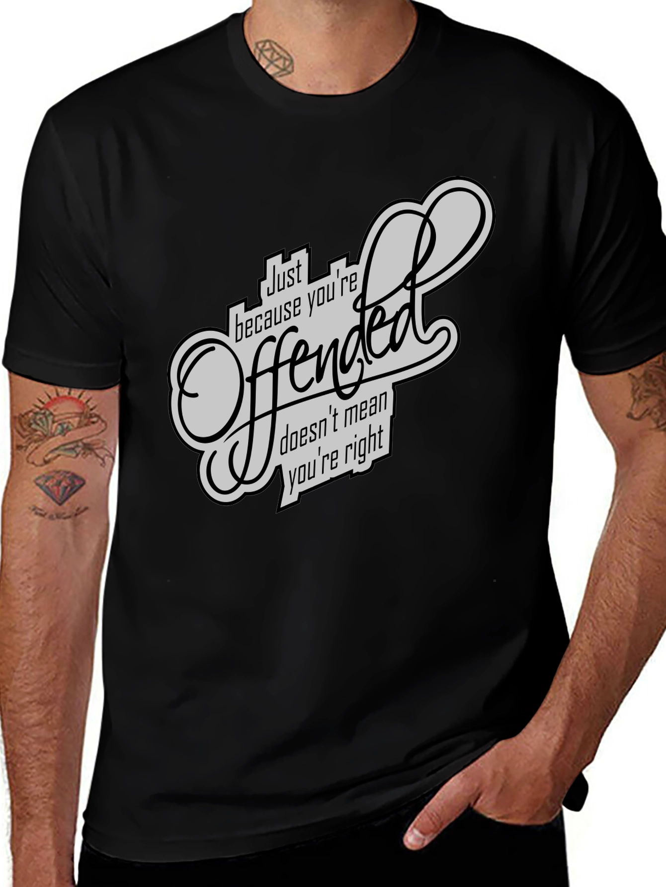 Offended T-Shirt - Funny Sarcastic Graphic Tee