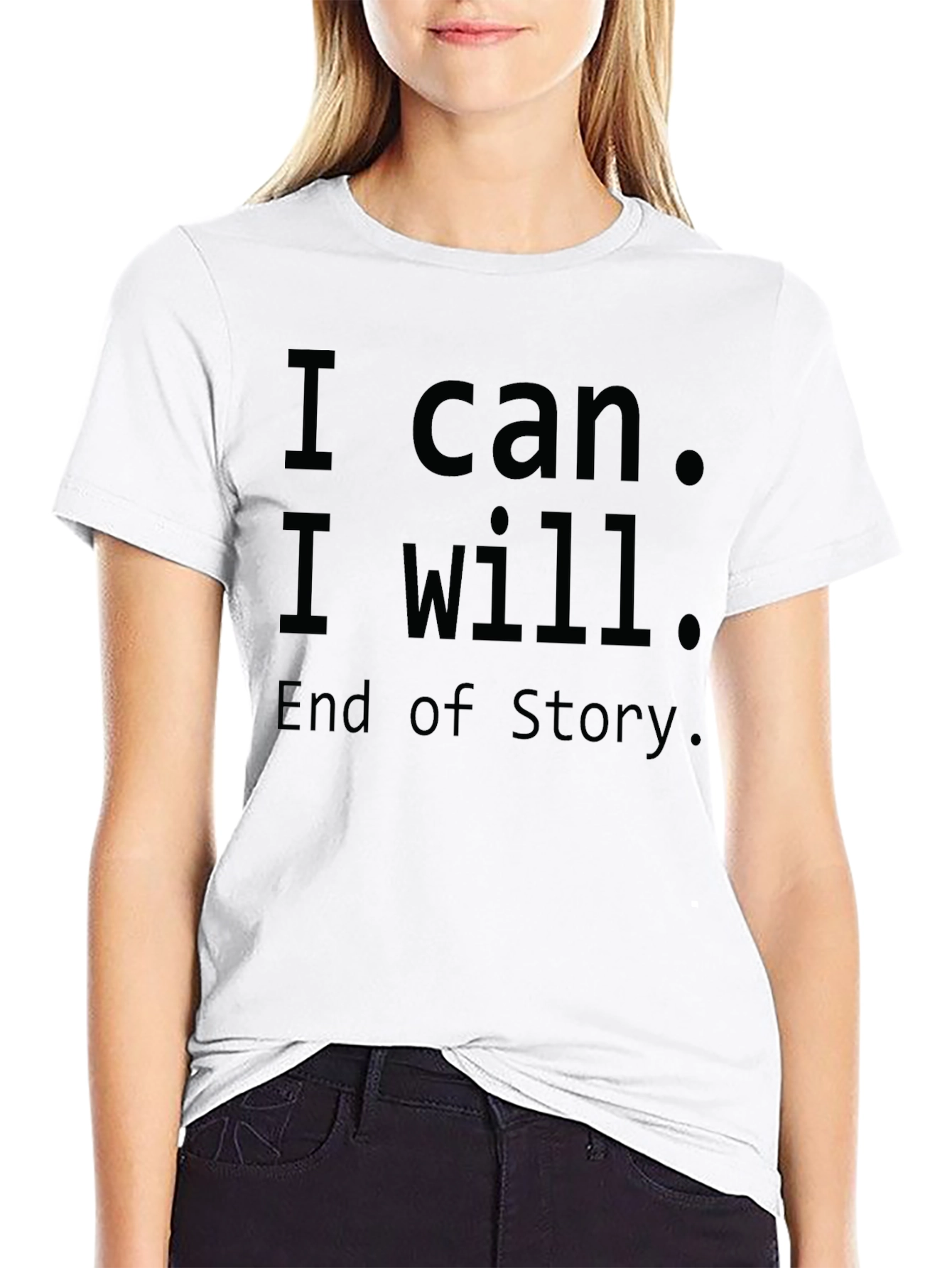Inspirational I Can I Will T-Shirt - Motivational Design