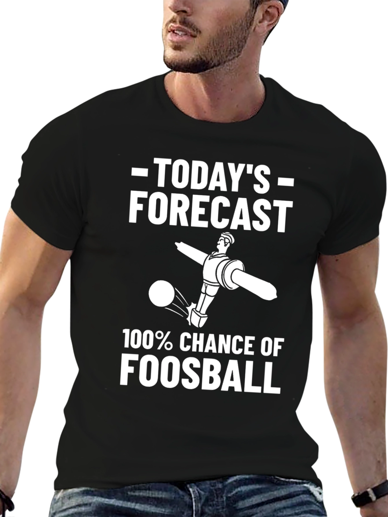 Funny Foosball T-Shirt - Todays Forecast
