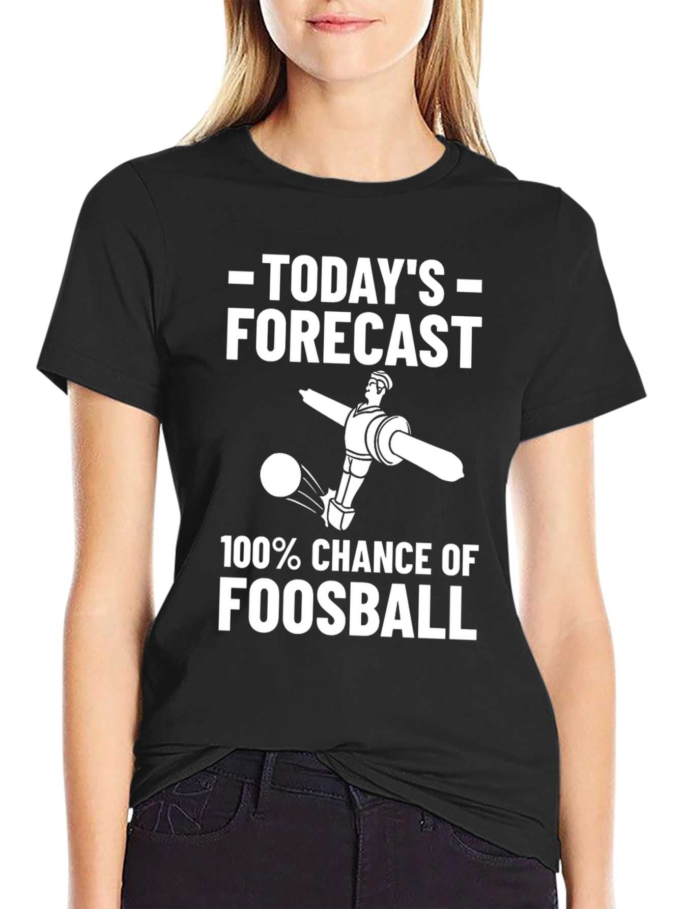 Funny Foosball T-Shirt - Todays Forecast