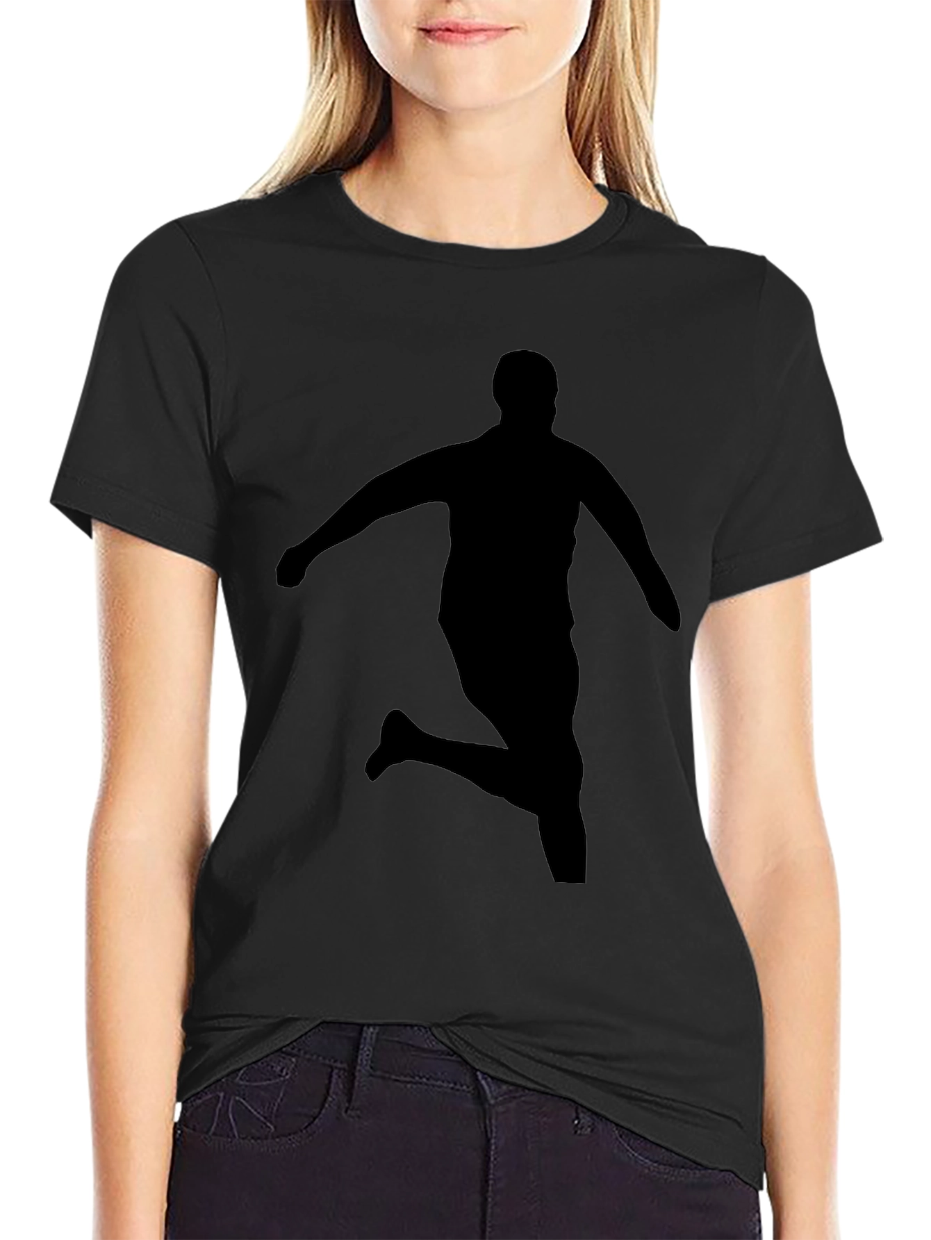 Silhouette Runner Black T-Shirt