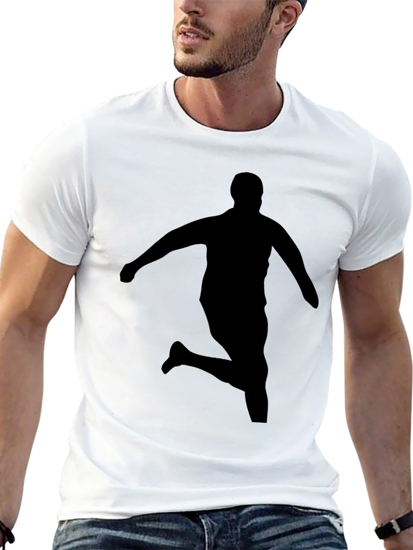 Silhouette Runner Black T-Shirt