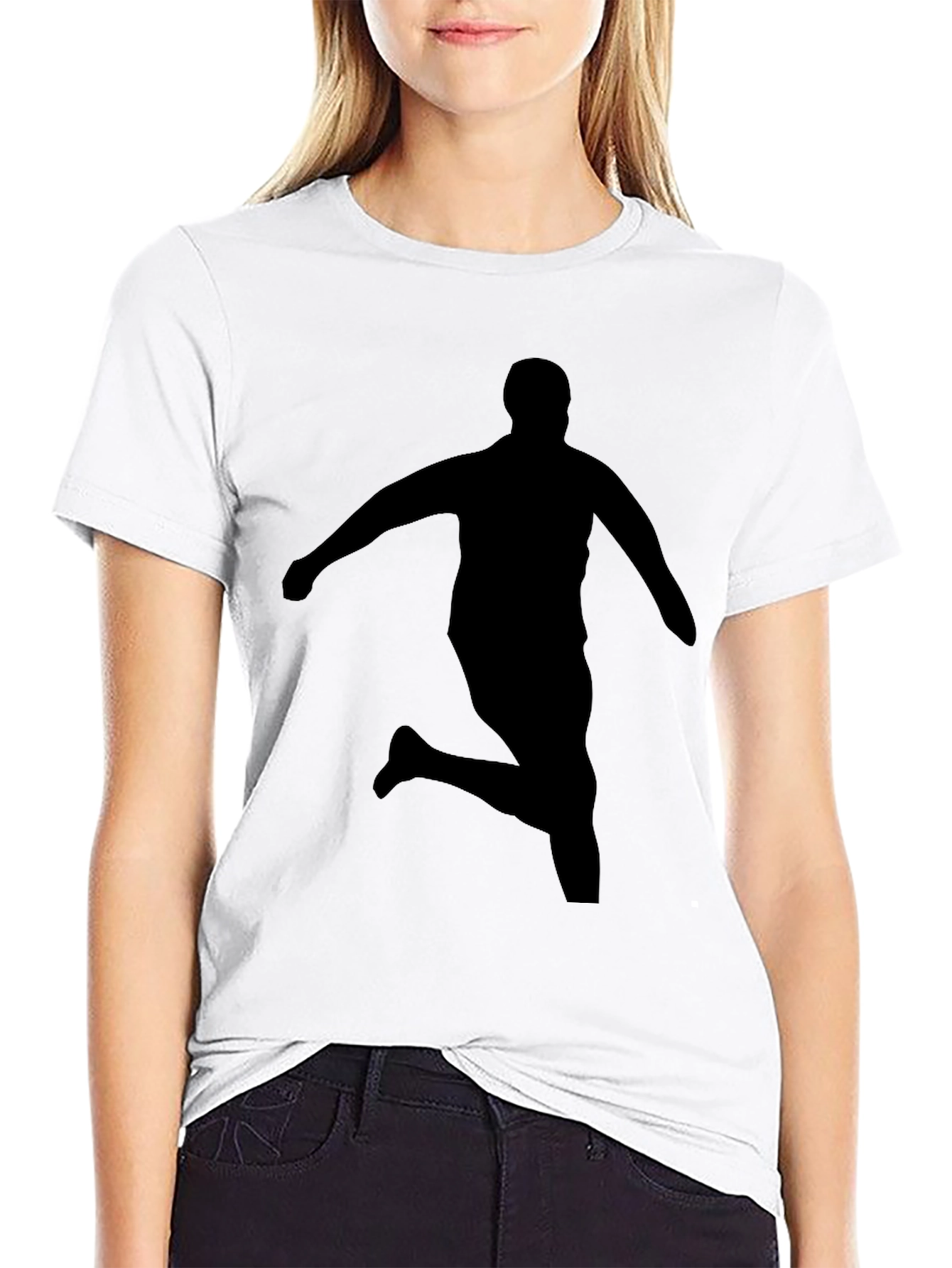 Silhouette Runner Black T-Shirt