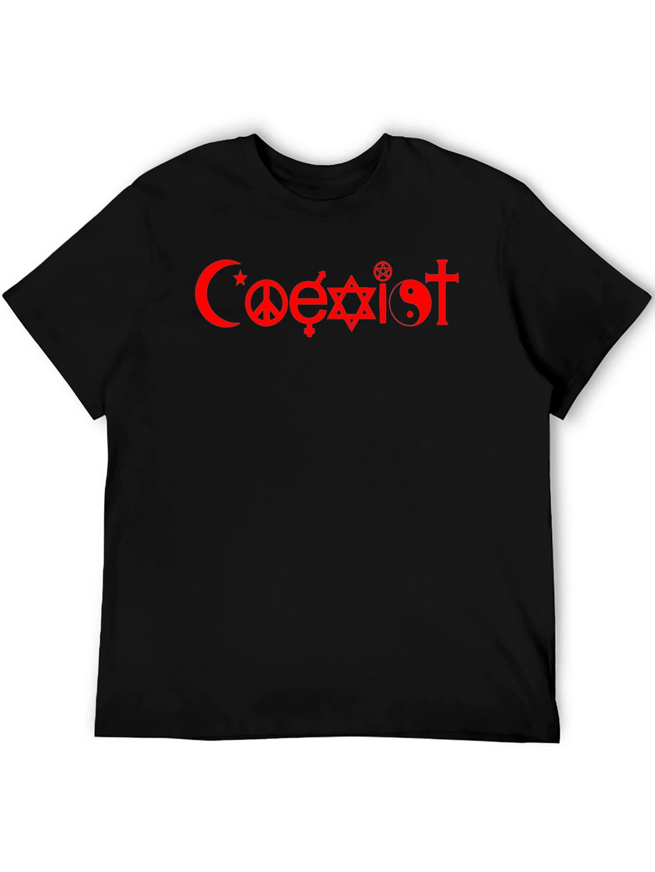 Coexist Graphic T-Shirt - Black