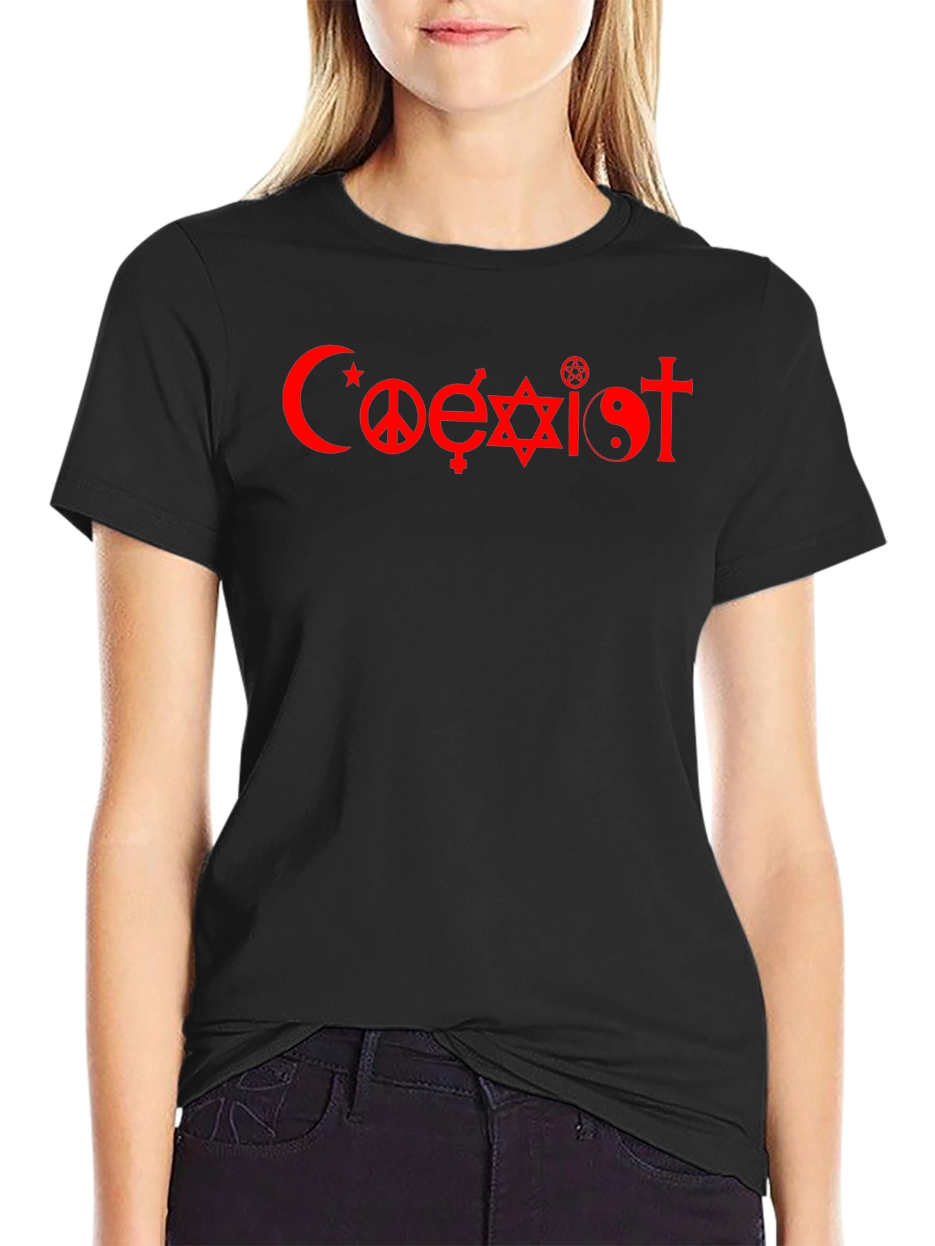 Coexist Graphic T-Shirt - Black