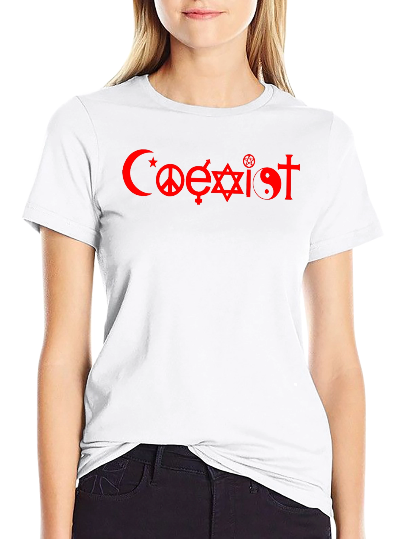 Coexist Graphic T-Shirt - Black