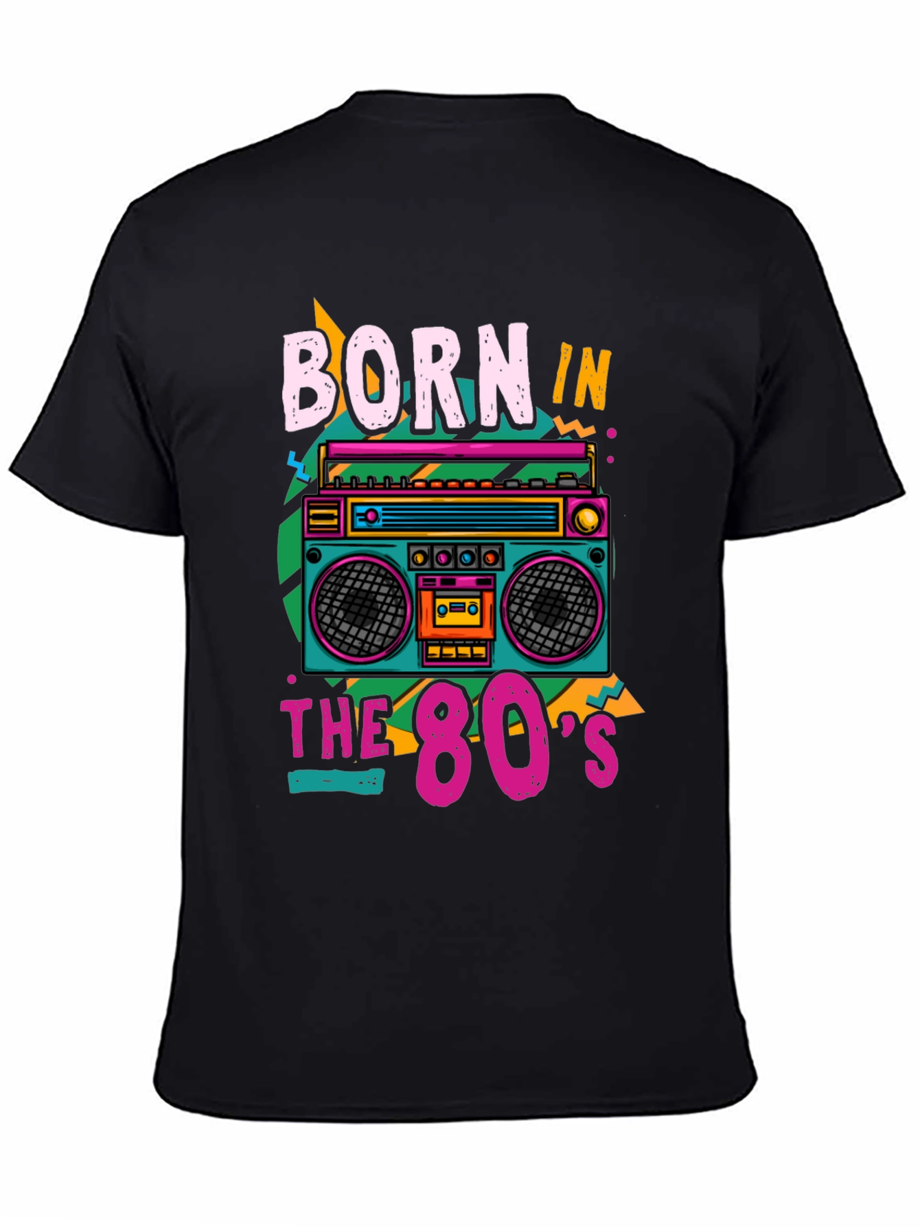 Born in the 80s Retro Boombox T-Shirt