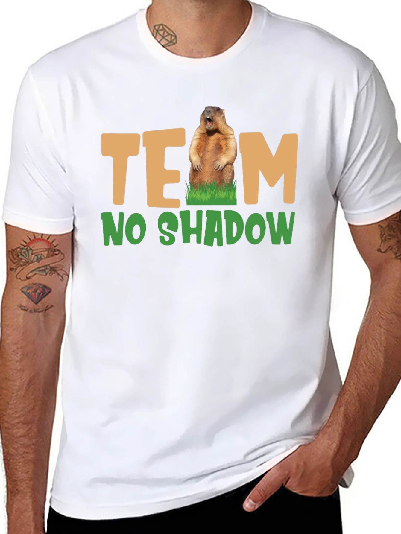 Team No Shadow Groundhog Day T-Shirt