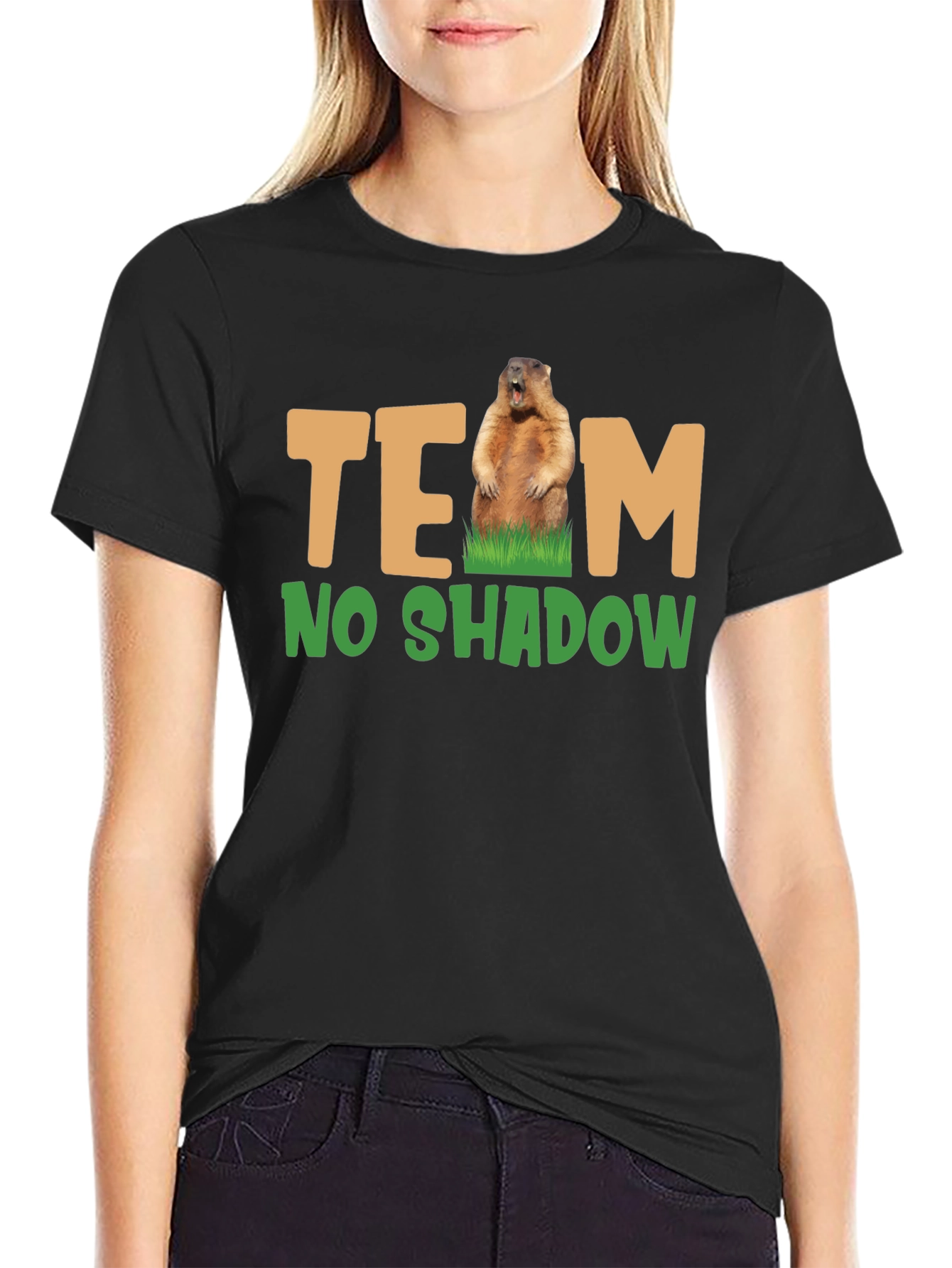 Team No Shadow Groundhog Day T-Shirt
