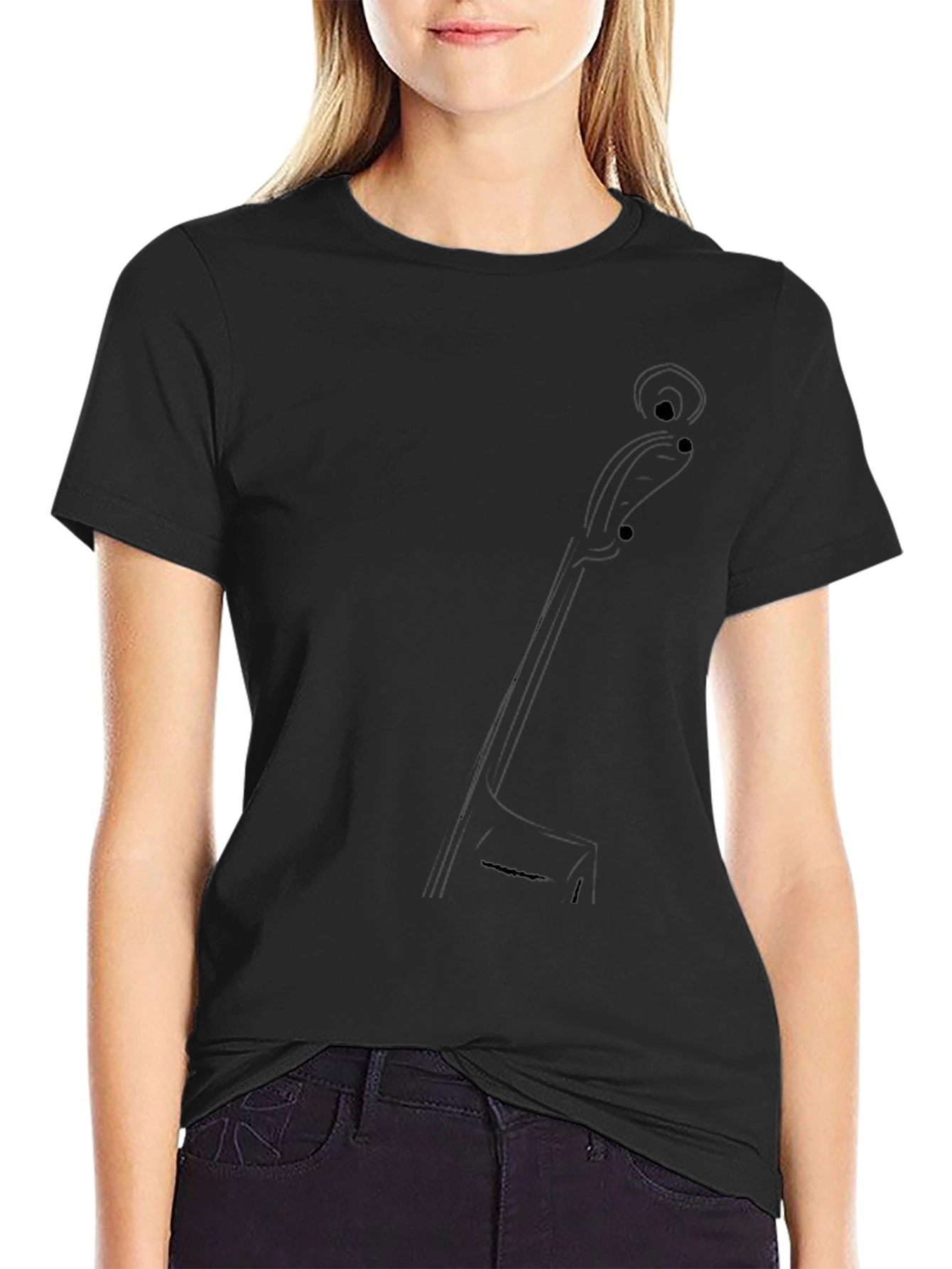 Minimalist Cello T-Shirt - Music Lover Tee