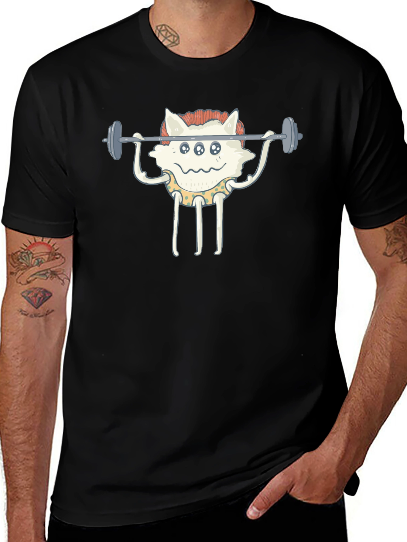 Monster Gym T-Shirt - Funny Workout Tee