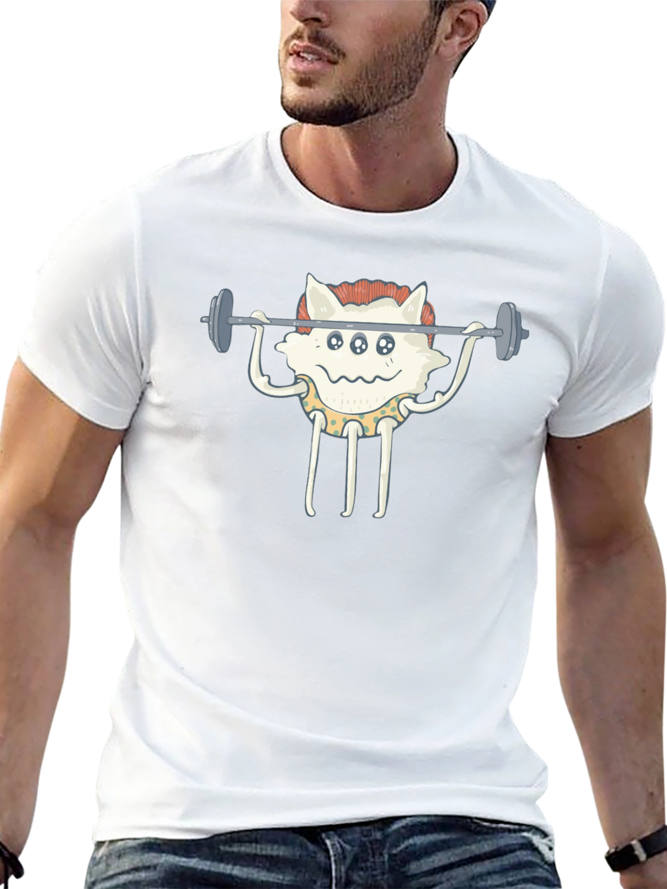 Monster Gym T-Shirt - Funny Workout Tee