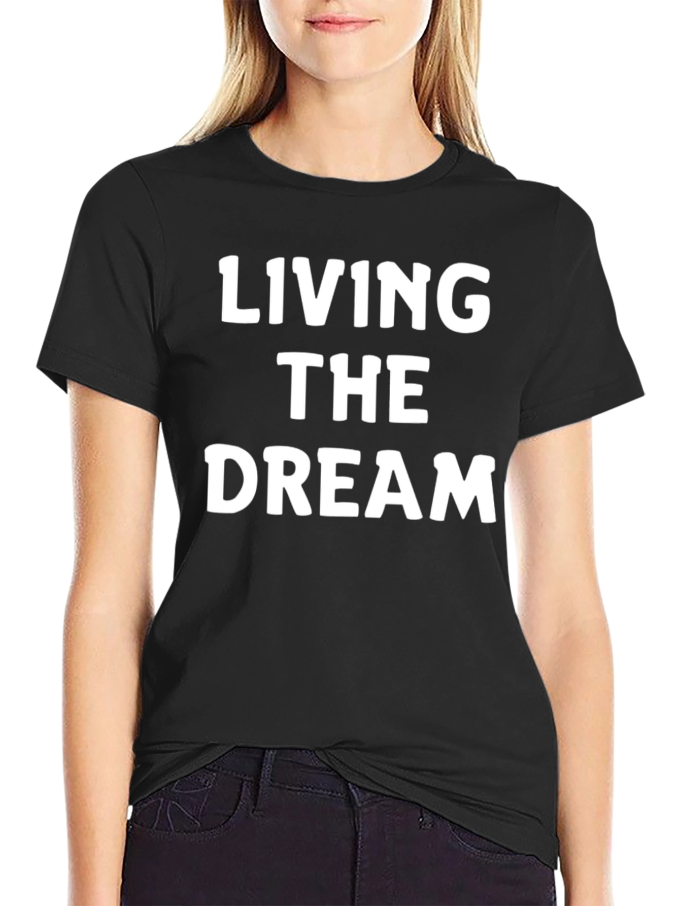 Living The Dream Graphic Tee - Soft Cotton Blend