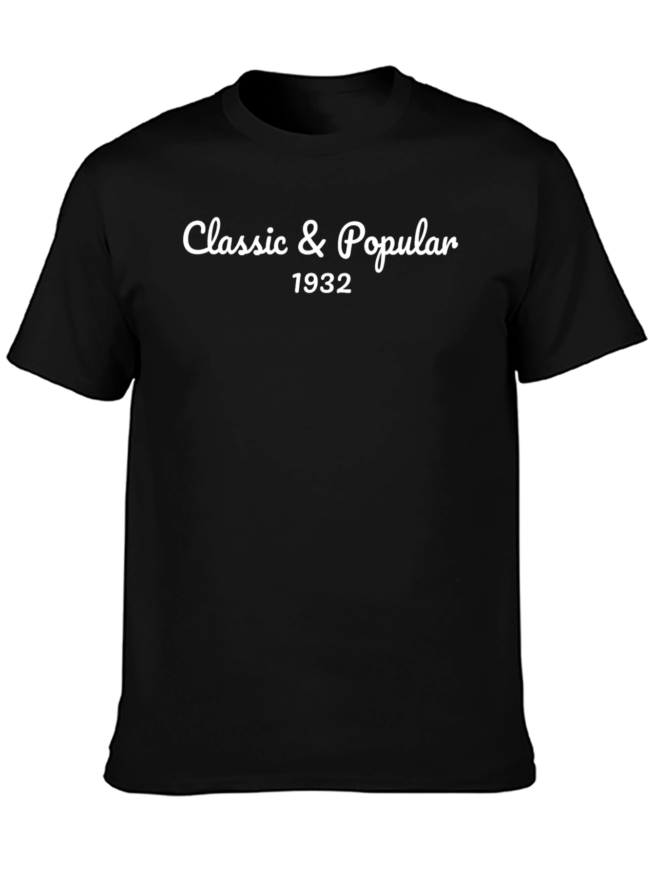 Classic & Popular 1932 Black T-Shirt