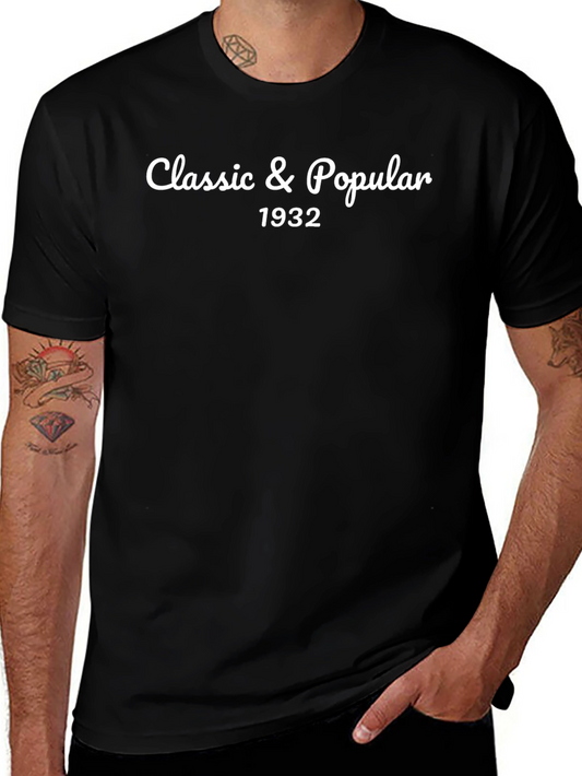 Classic & Popular 1932 Black T-Shirt