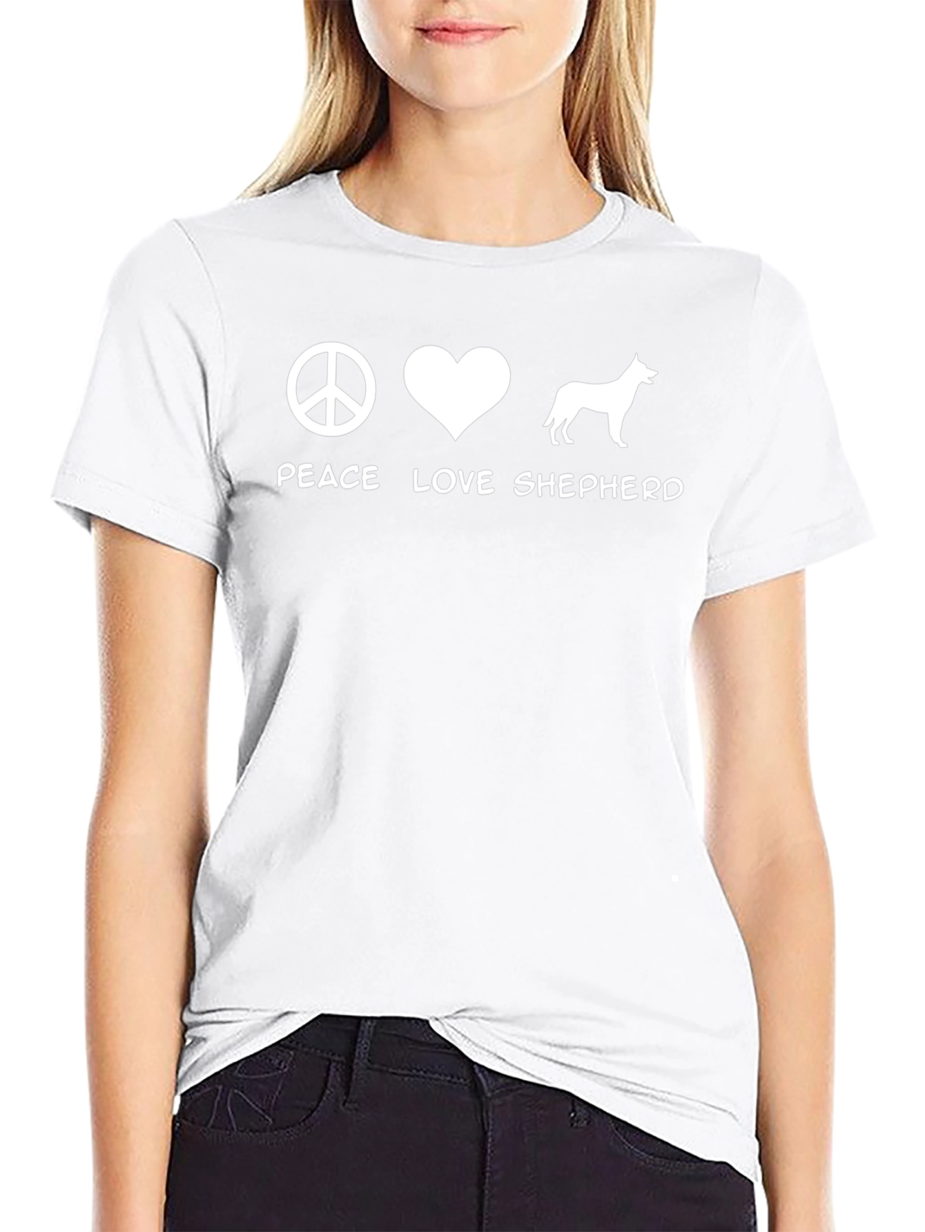 Peace Love Shepherd Graphic Tee