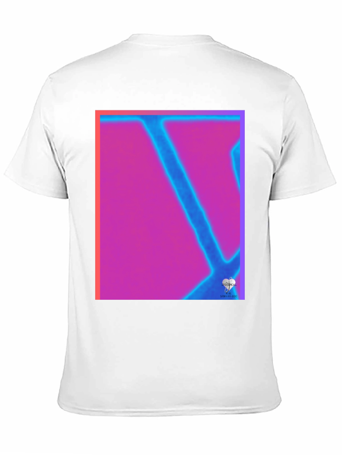 Abstract Neon Graphic Tee - Modern Art T-Shirt
