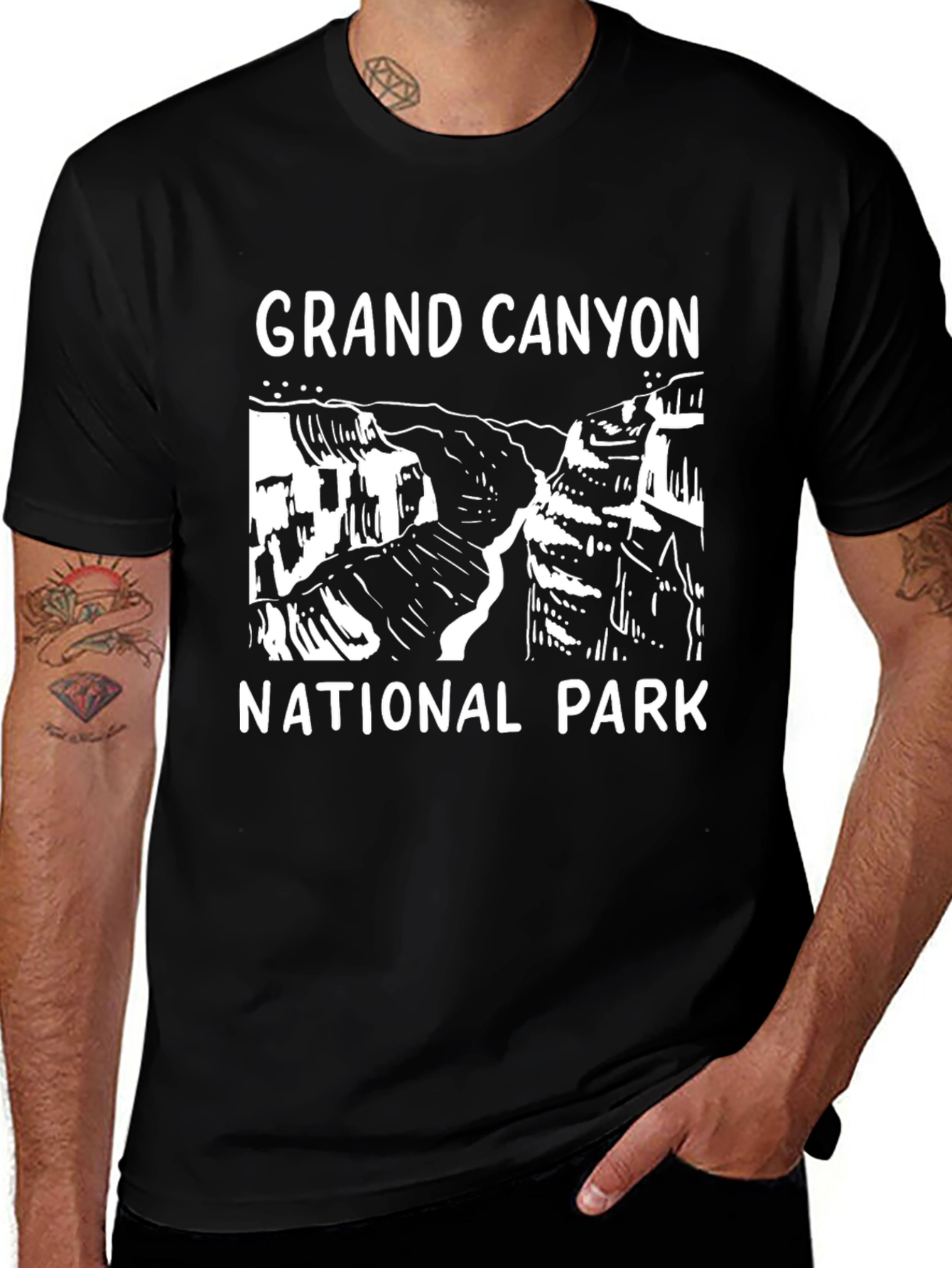 Grand Canyon National Park Black T-Shirt