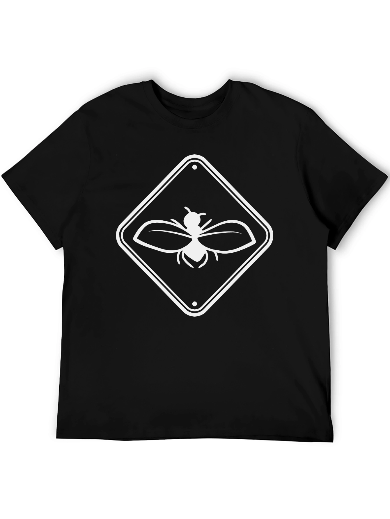 Bee Hazard Graphic Tee - Mens Black T-Shirt
