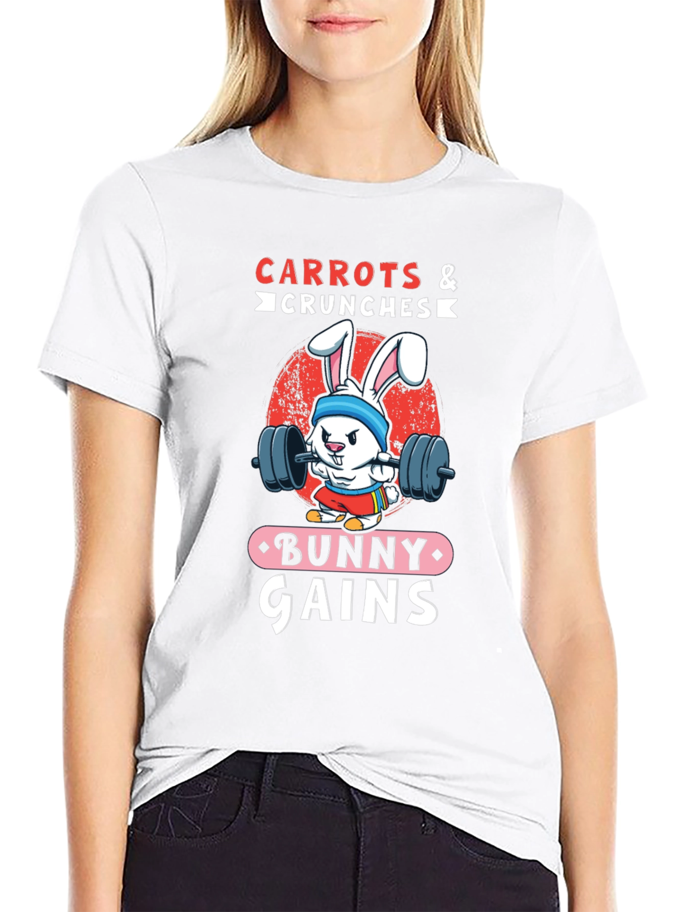 Bunny Gains T-Shirt - Carrots & Crunches