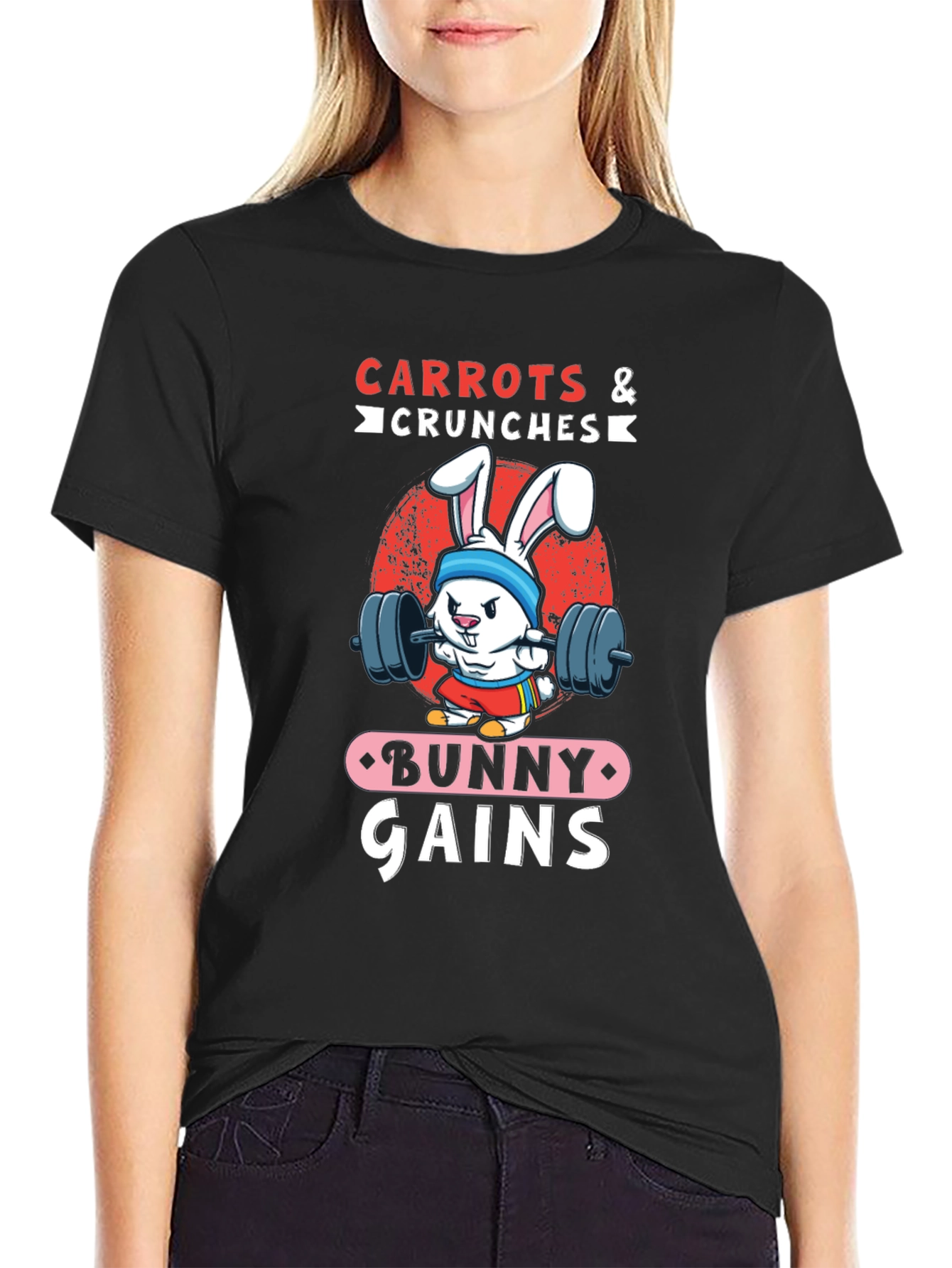 Bunny Gains T-Shirt - Carrots & Crunches