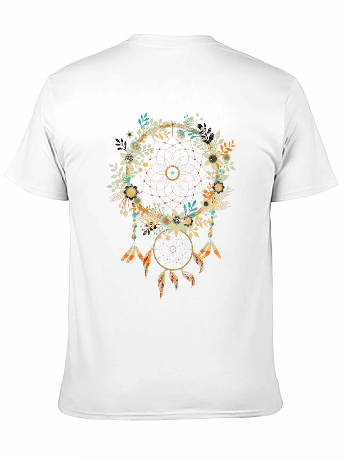 Dreamcatcher Graphic Print Tee - Boho Chic Style