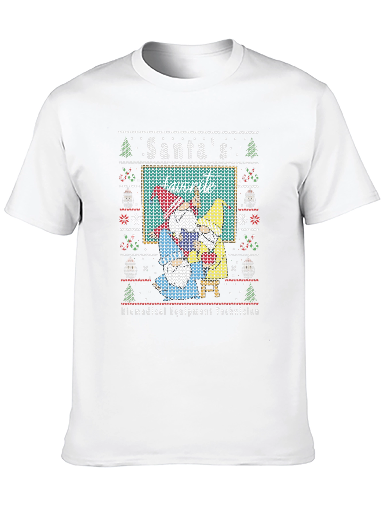 Santas Favorite Biomedical Equipment Technician Ugly Sweater T-Shirt