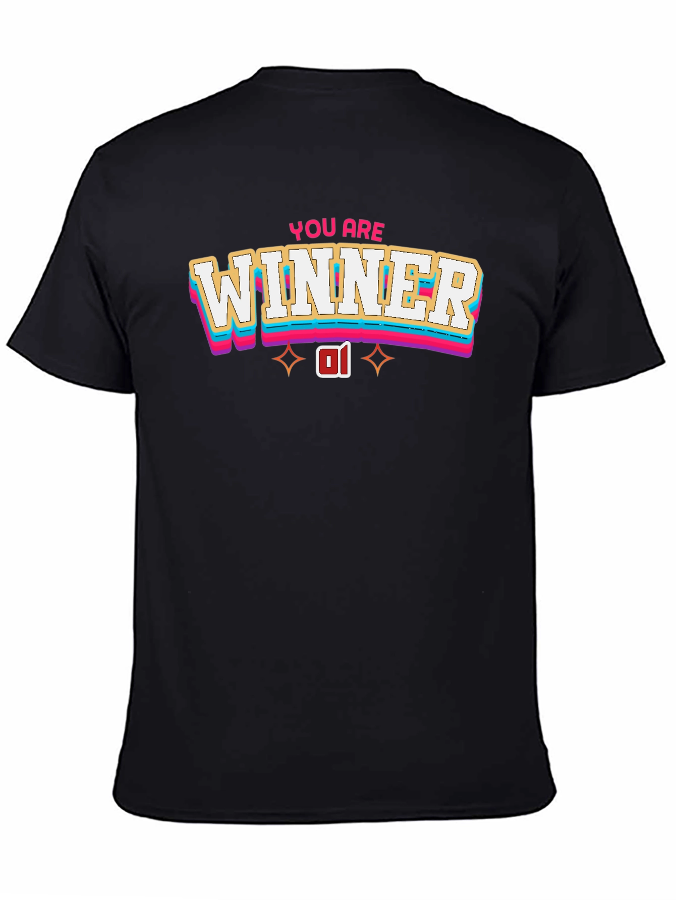You Are Winner Black T-Shirt