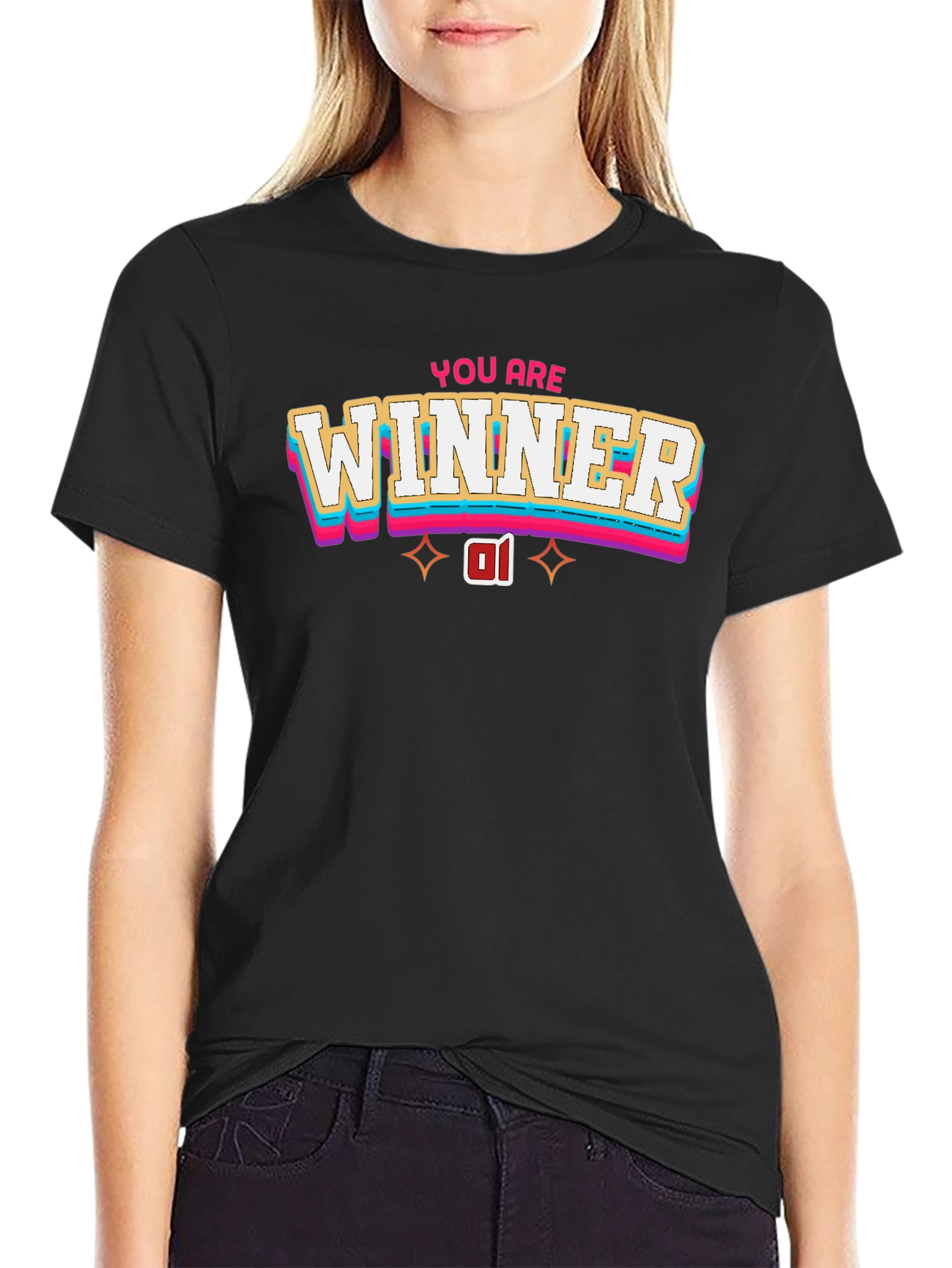 You Are Winner Black T-Shirt