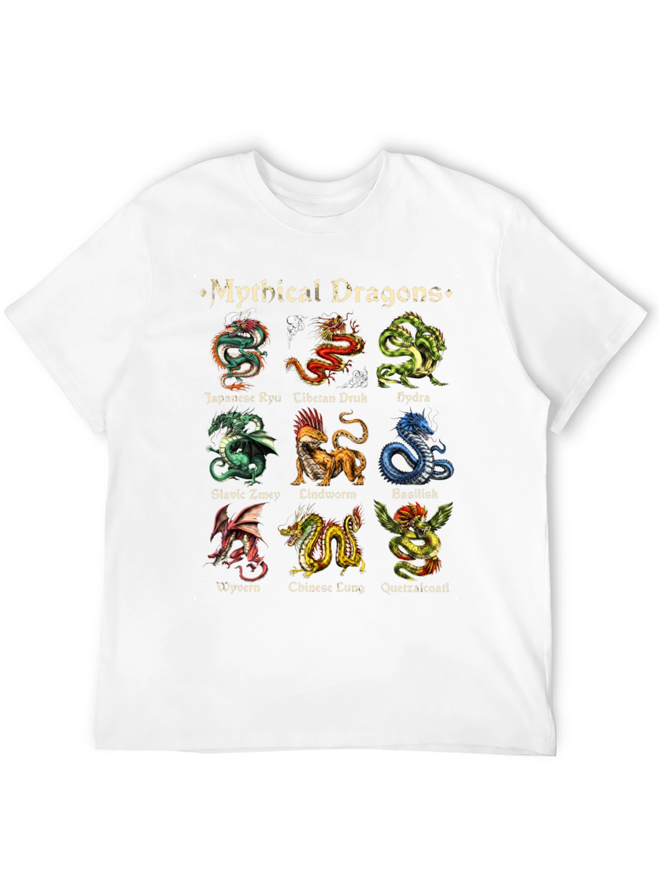 Mythical Dragons Graphic T-Shirt