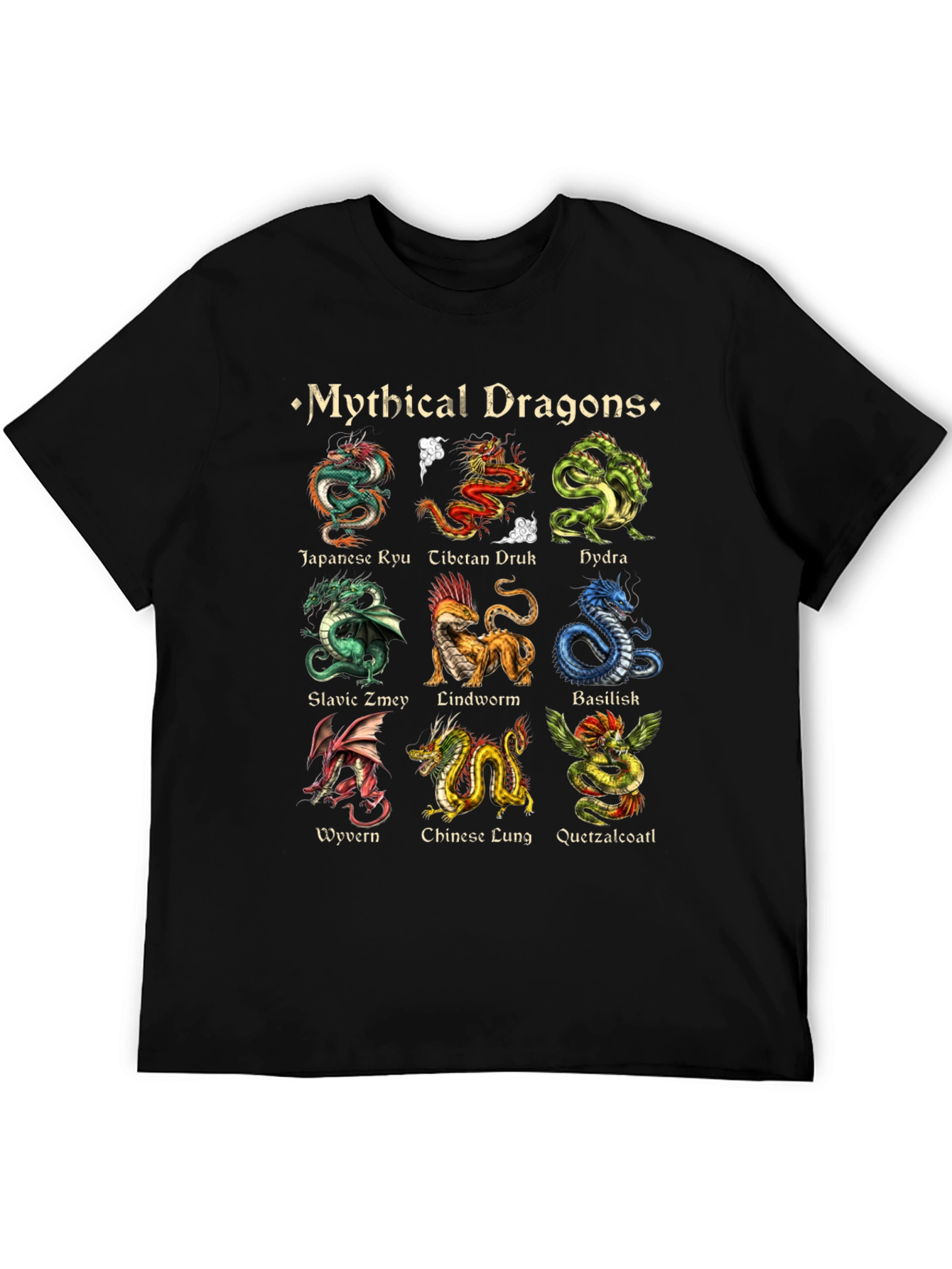 Mythical Dragons Graphic T-Shirt