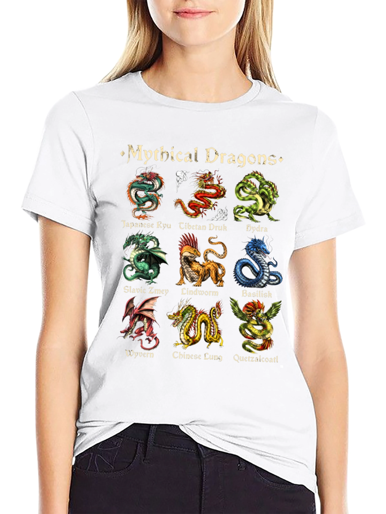 Mythical Dragons Graphic T-Shirt