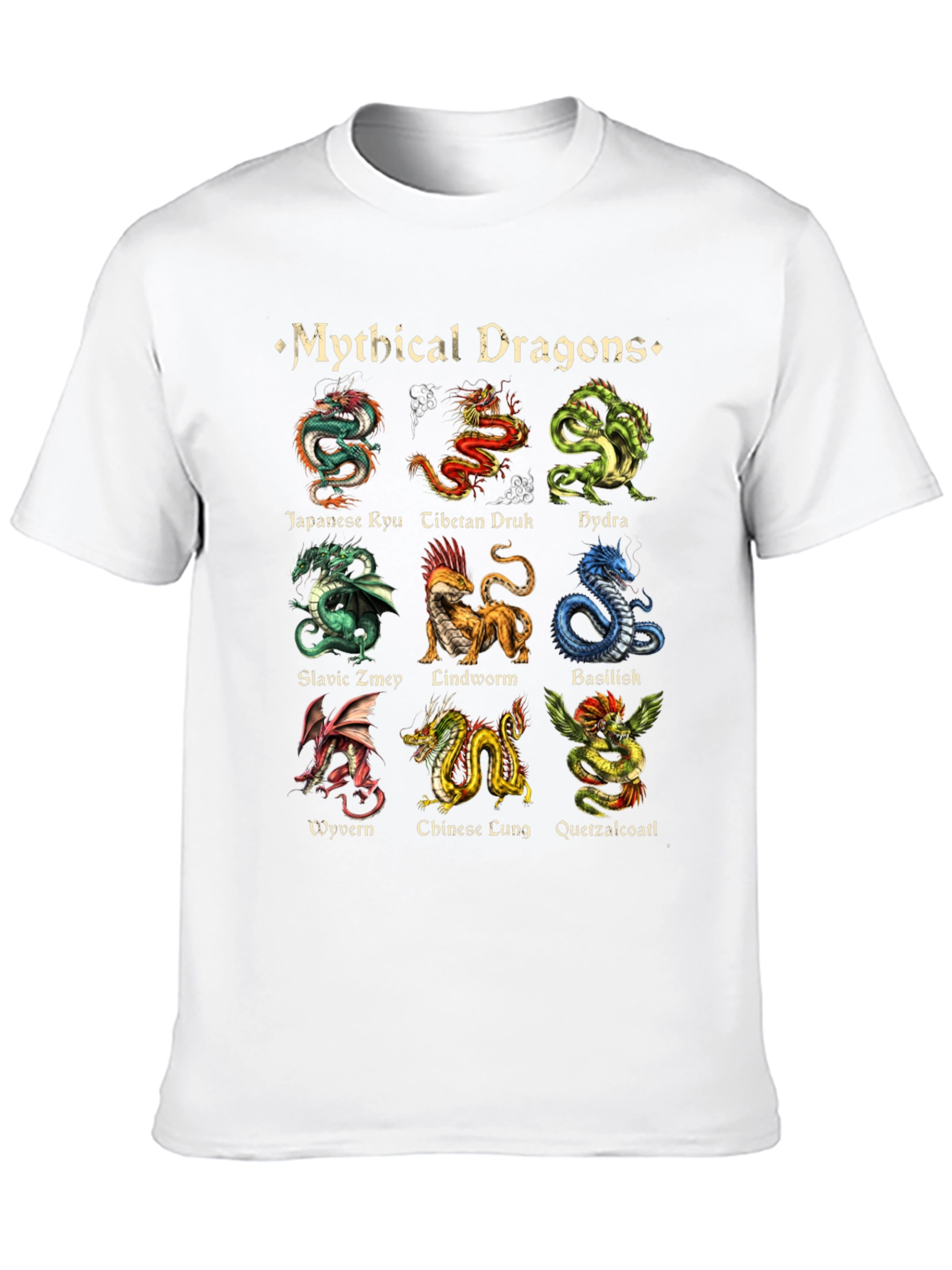 Mythical Dragons Graphic T-Shirt