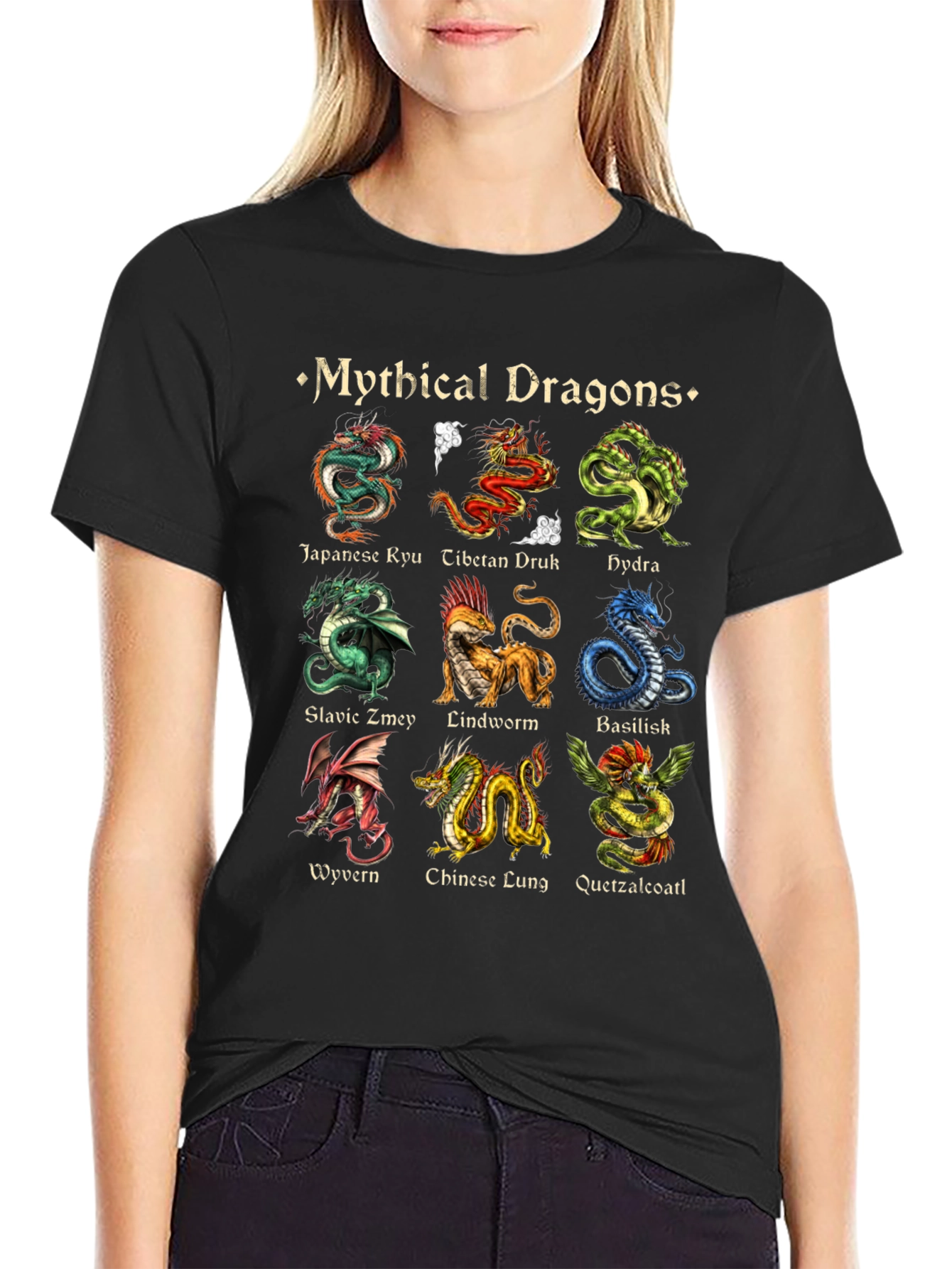 Mythical Dragons Graphic T-Shirt