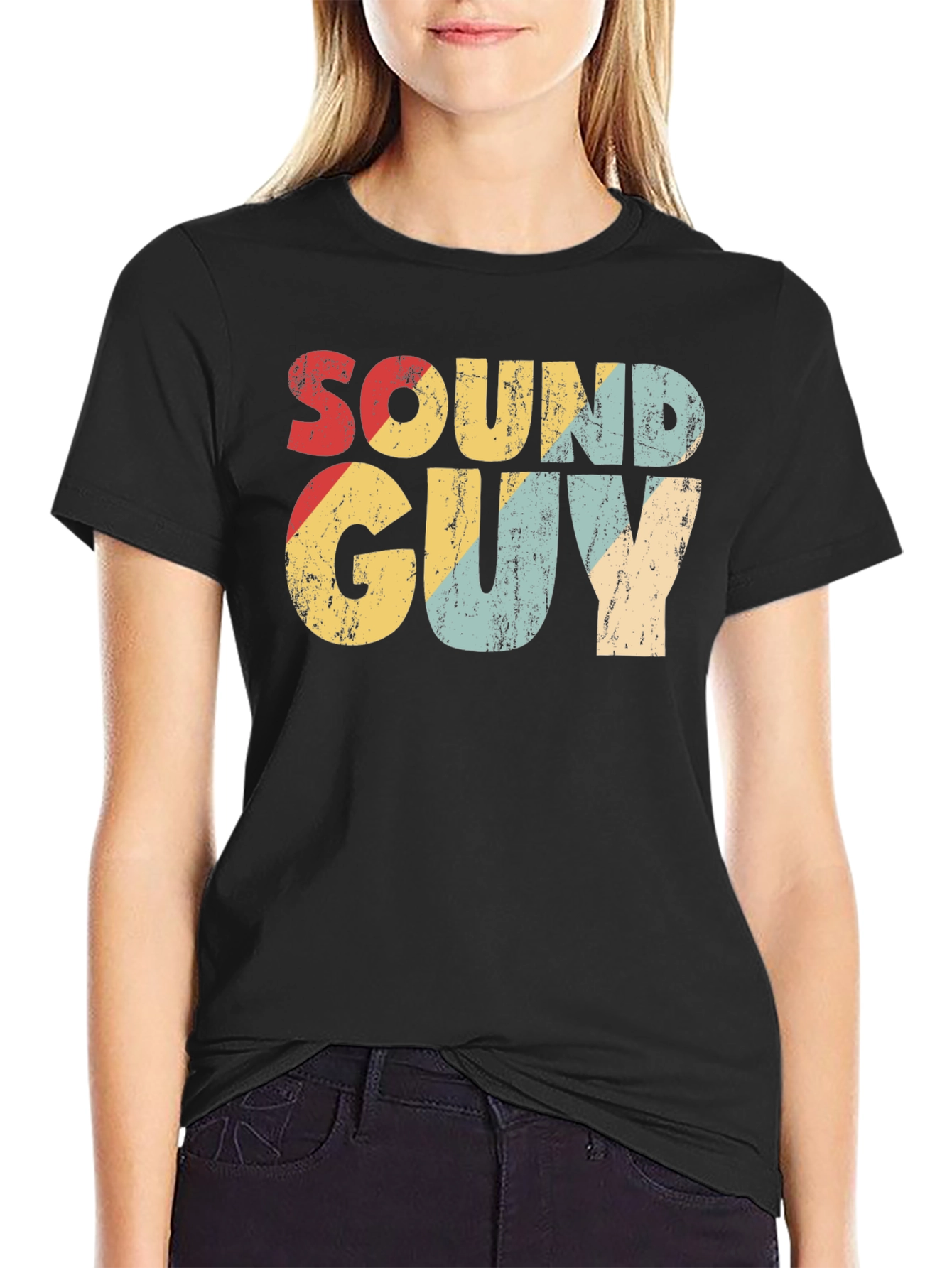 Retro Sound Guy T-Shirt - Music Lover Tee