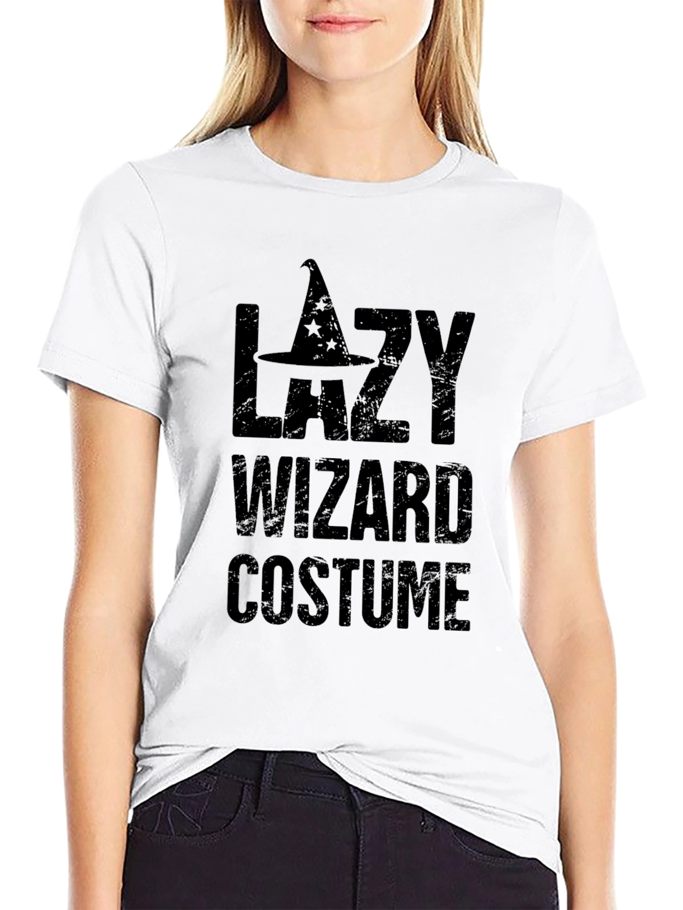 Lazy Wizard Costume T-Shirt - Black