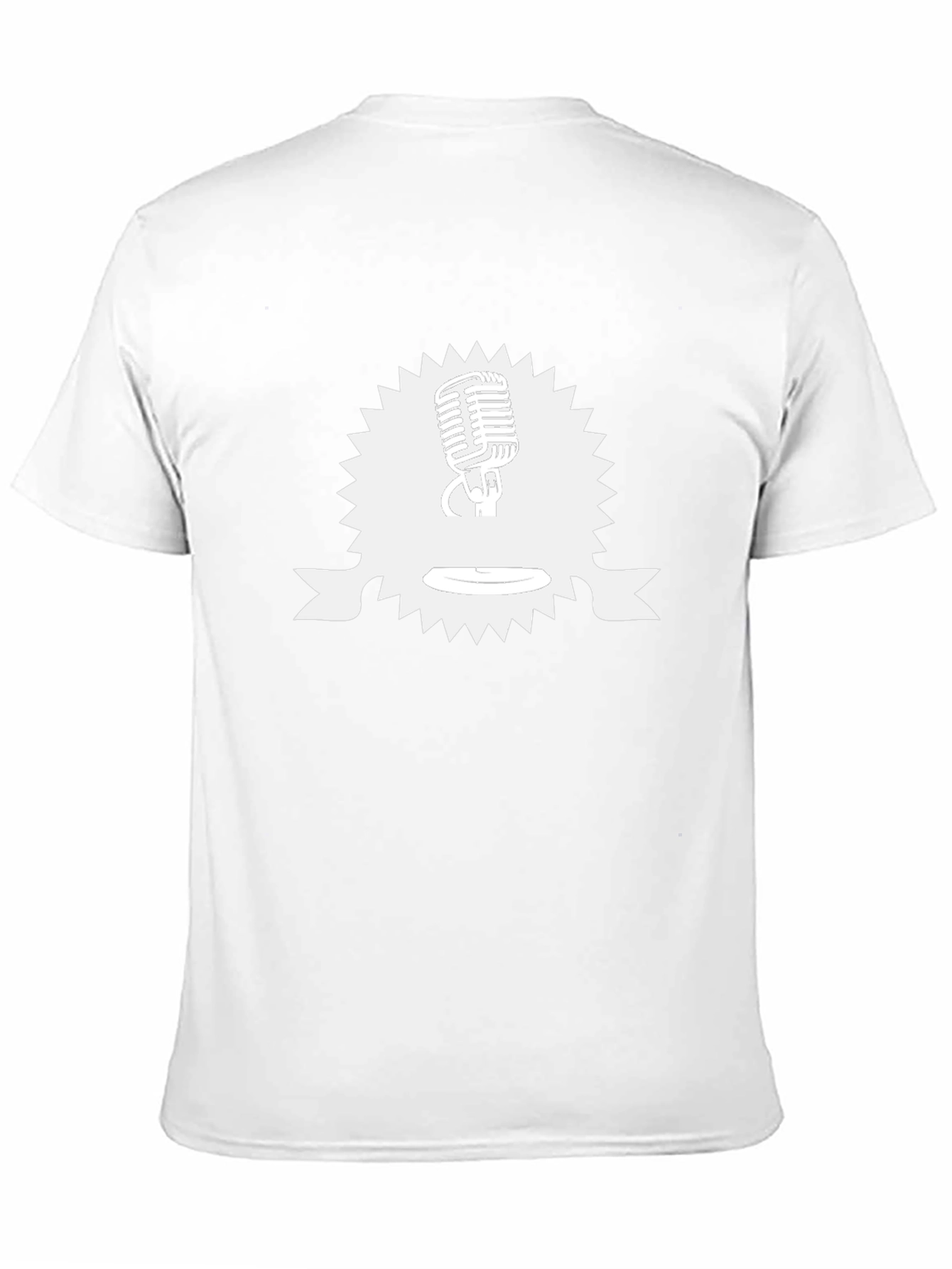 Retro Microphone Graphic T-Shirt