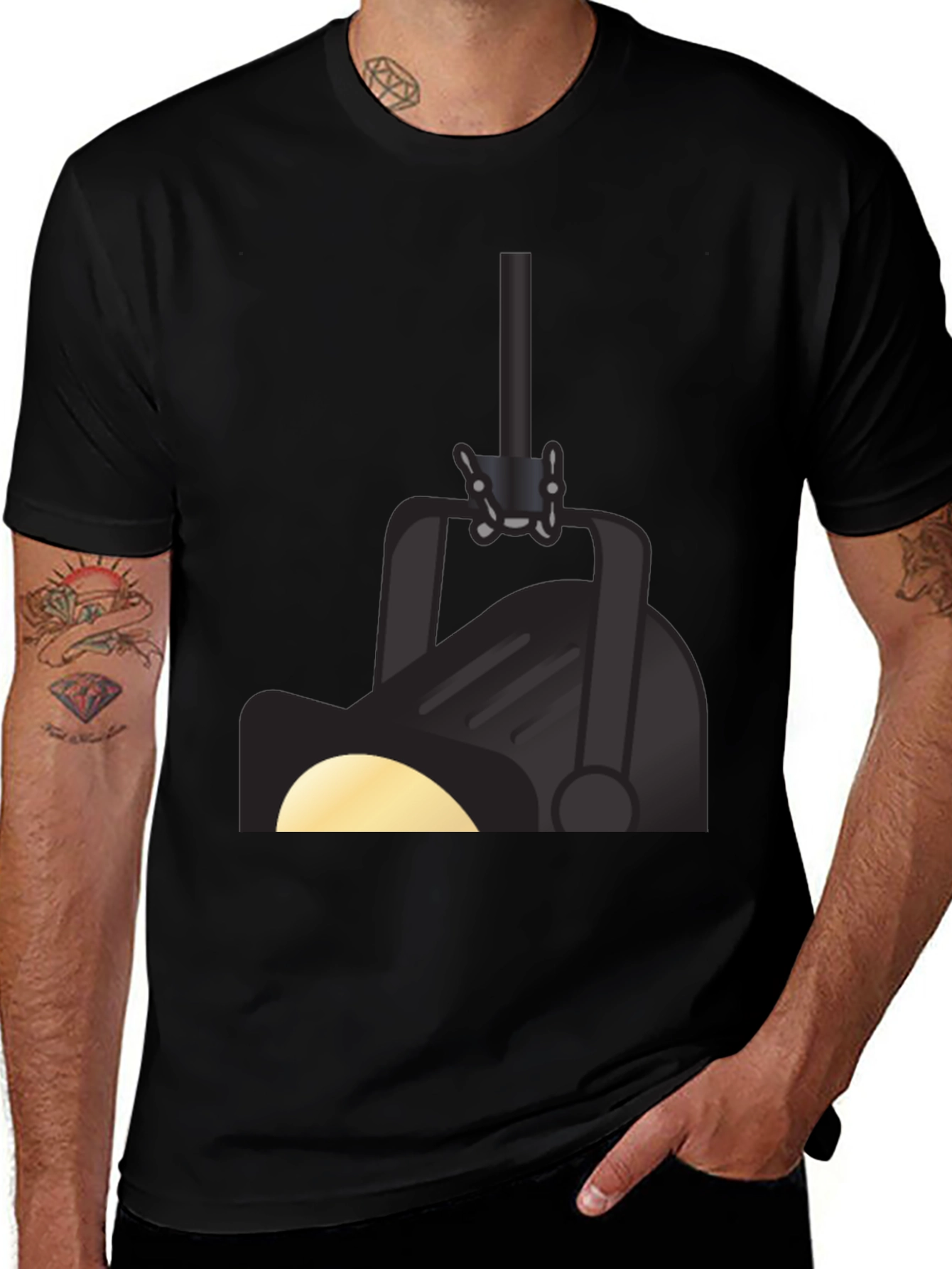 Spotlight Graphic Tee - Illuminating Style