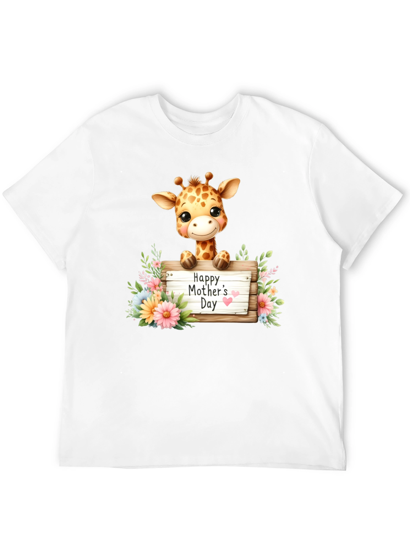 Happy Mothers Day Giraffe Tee