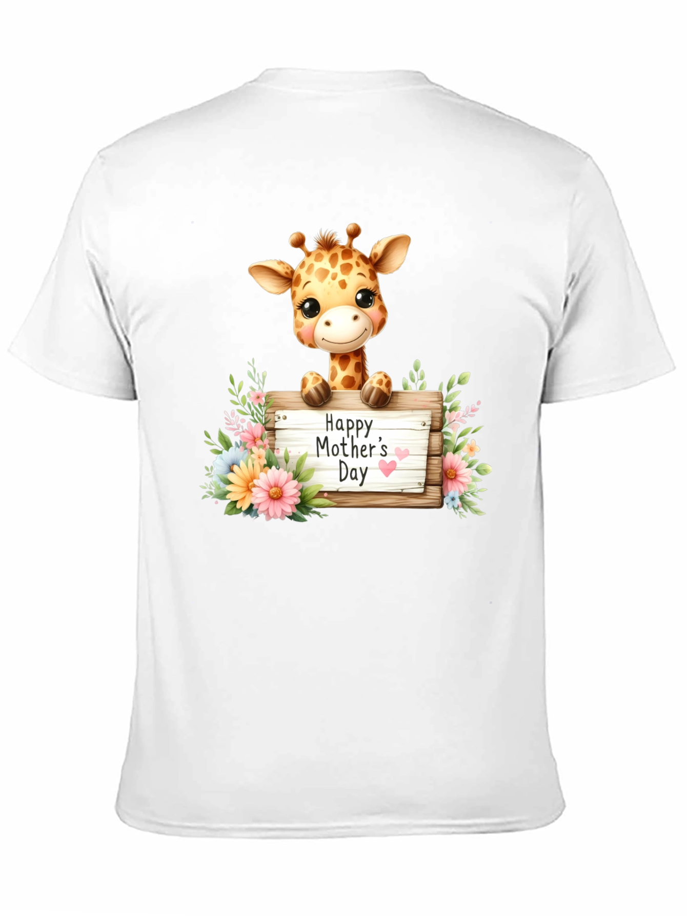 Happy Mothers Day Giraffe Tee