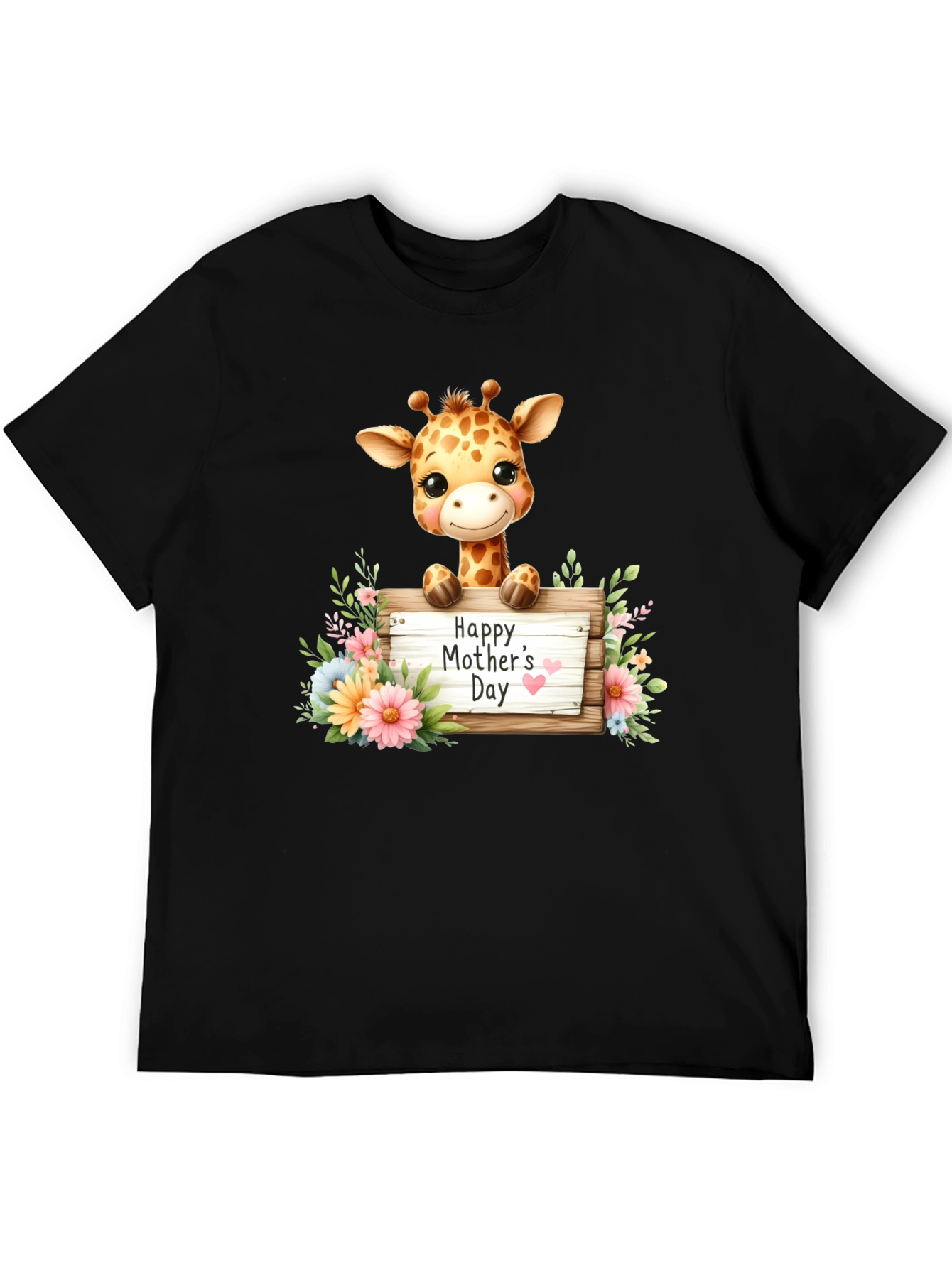 Happy Mothers Day Giraffe Tee