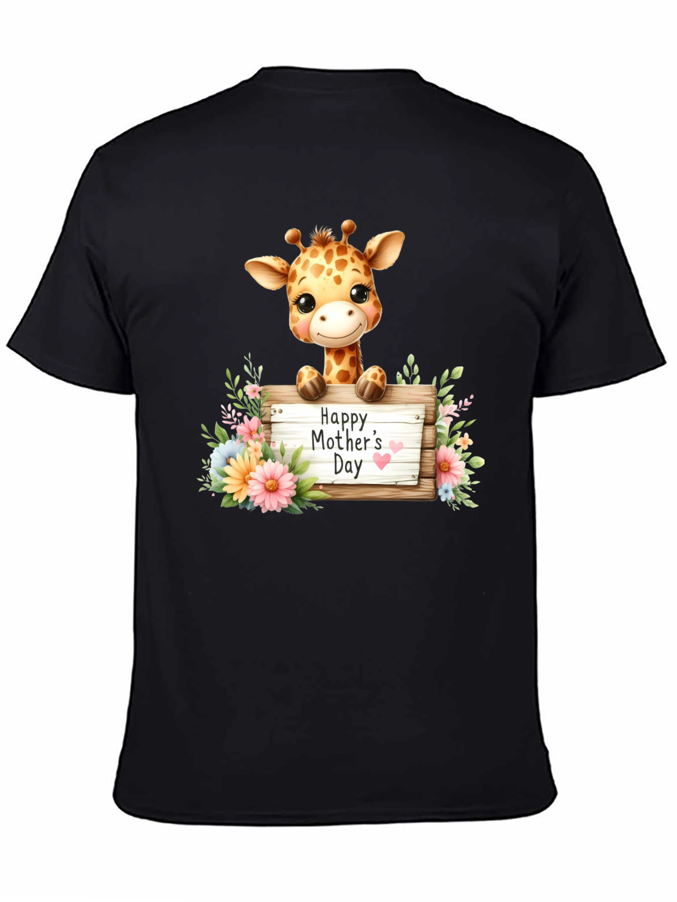 Happy Mothers Day Giraffe Tee