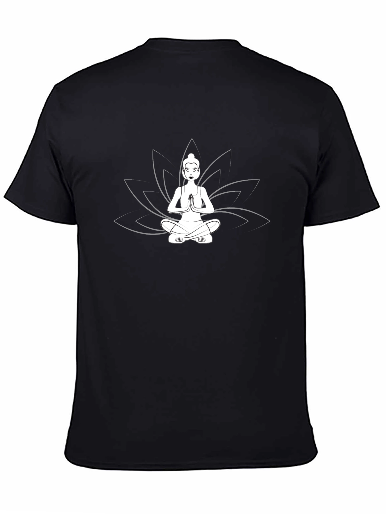 Zen Meditation Lotus Graphic T-Shirt