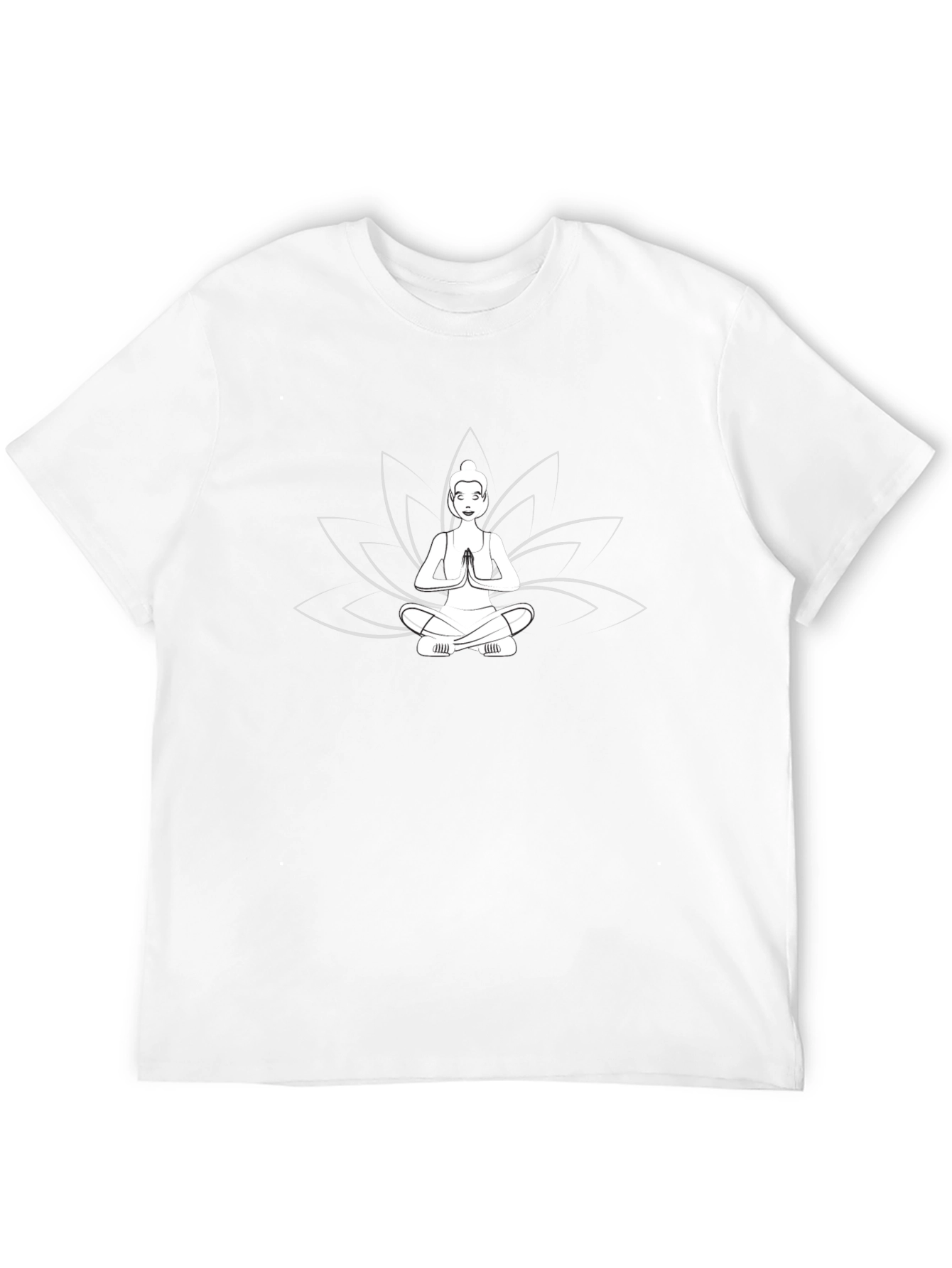 Zen Meditation Lotus Graphic T-Shirt