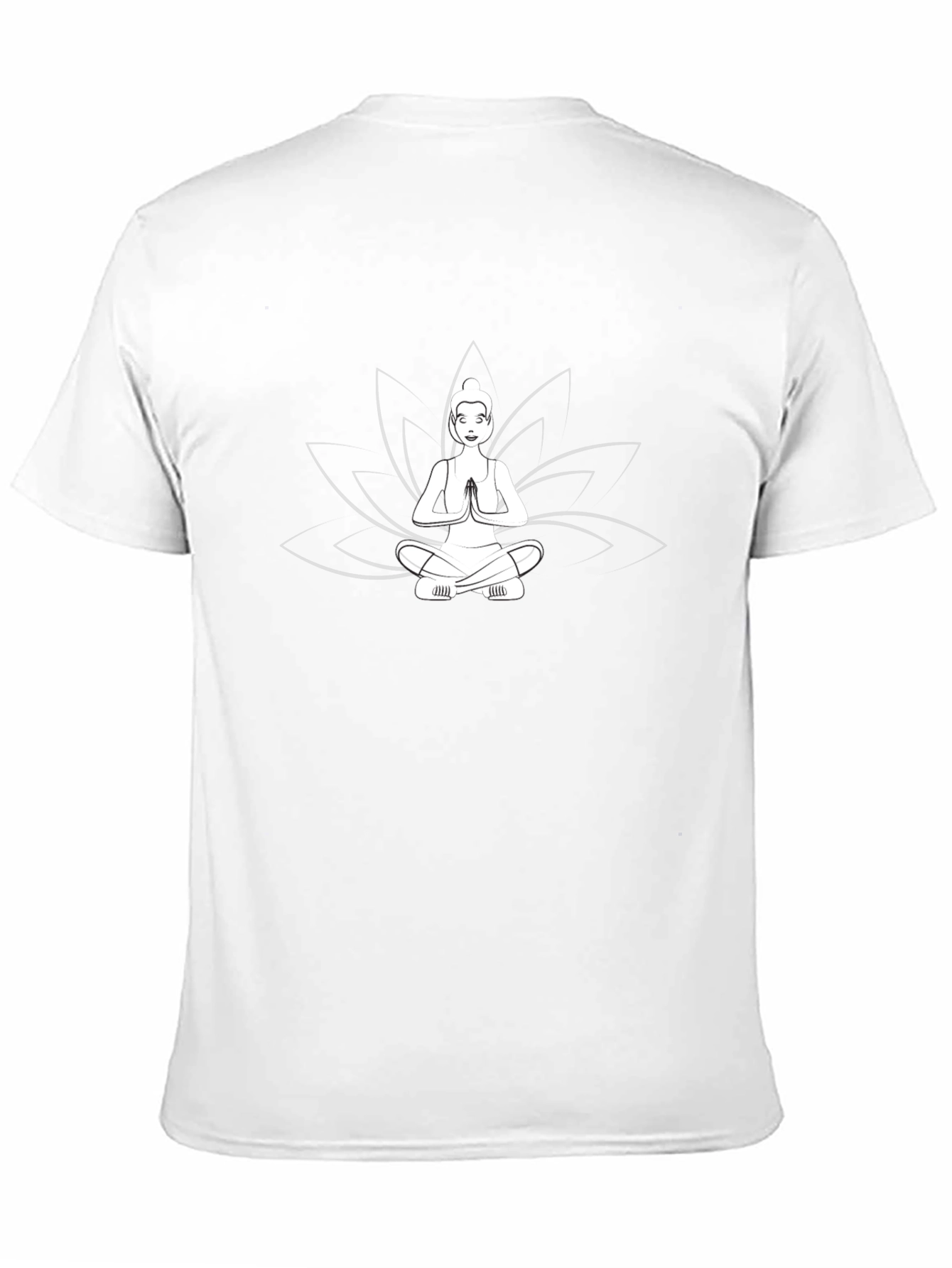 Zen Meditation Lotus Graphic T-Shirt